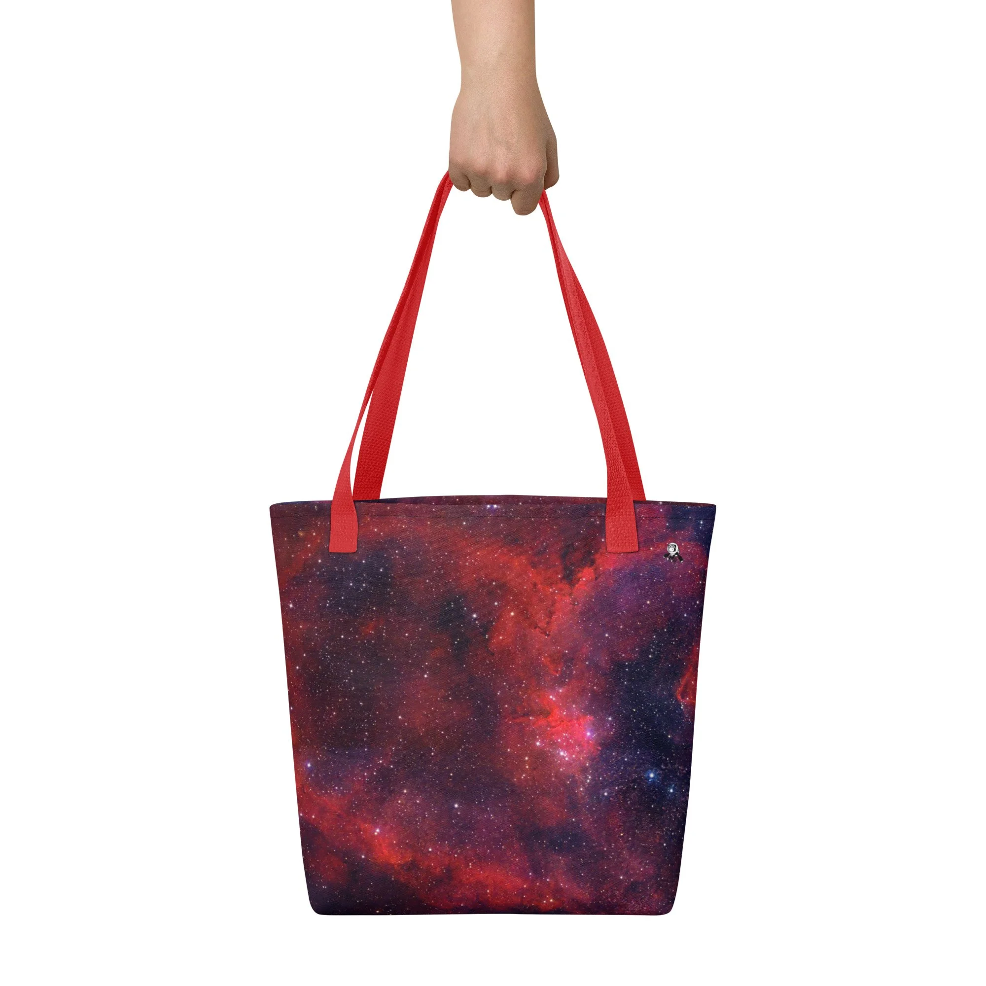 Heart Nebula astrophotography printed on polyester tote bag — High Space Man