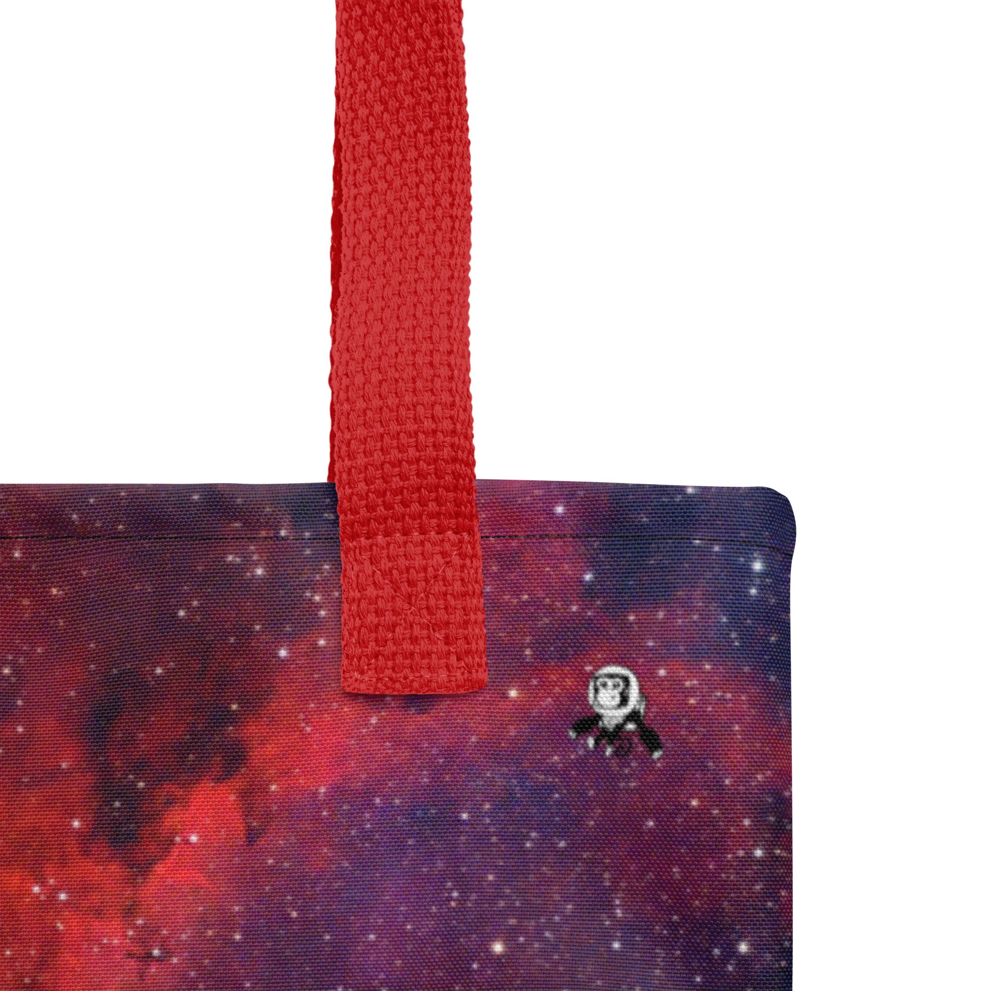 Heart Nebula astrophotography printed on polyester tote bag — High Space Man