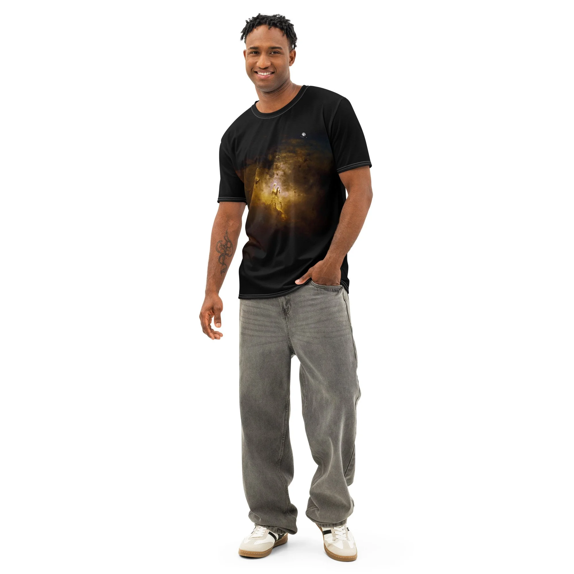 Pillars of Creation Eagle Nebula printed on unisex t-shirt — High Space Man