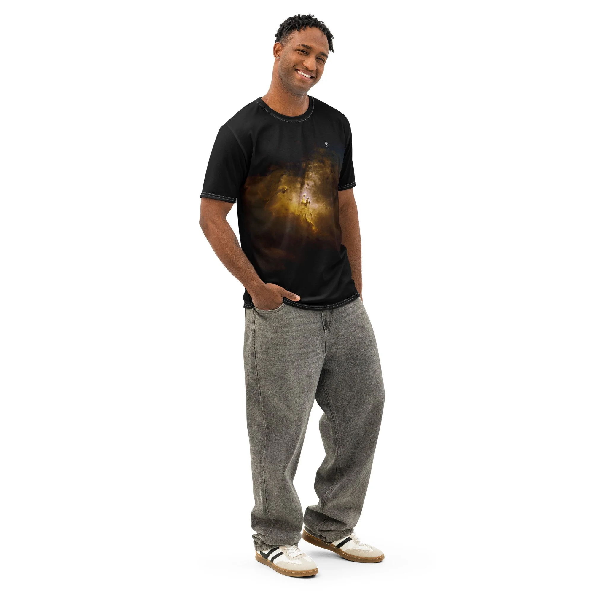 Pillars of Creation Eagle Nebula printed on unisex t-shirt — High Space Man