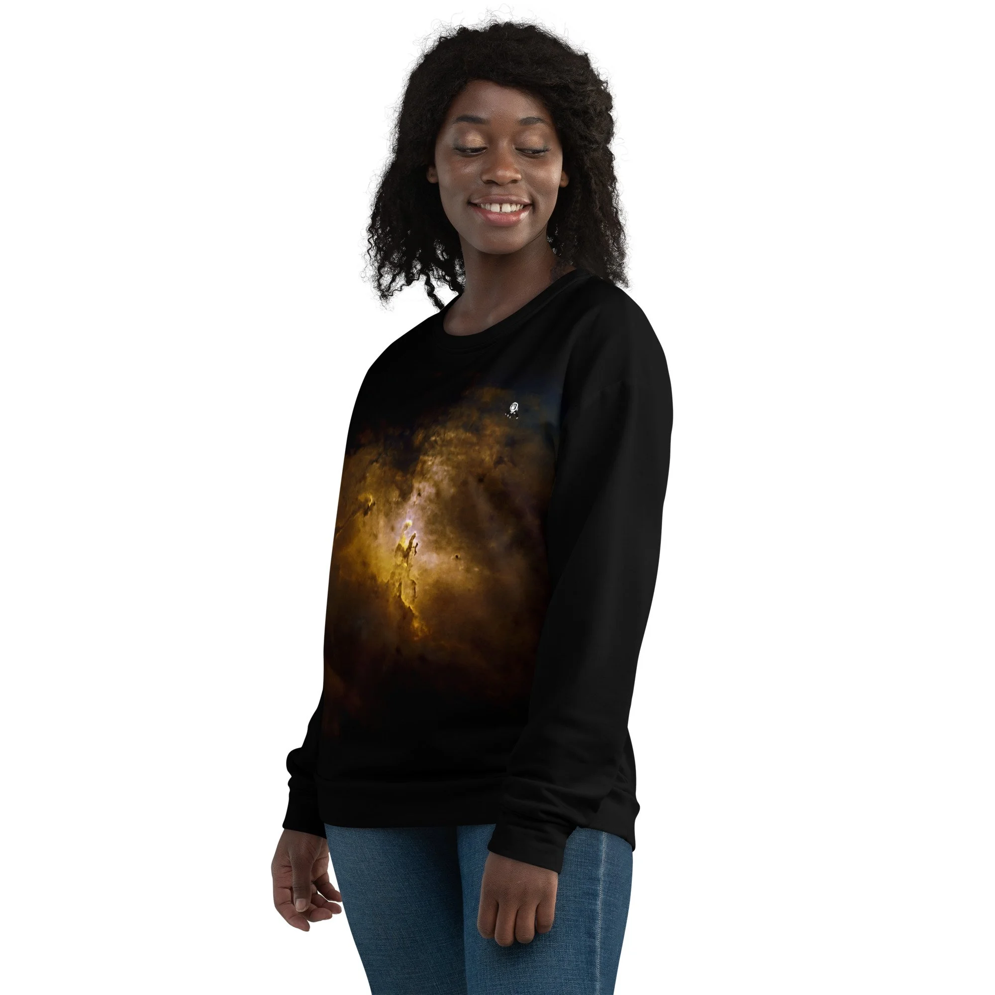 Pillars of Creation Eagle Nebula printed on unisex sweatshirt — High Space Man