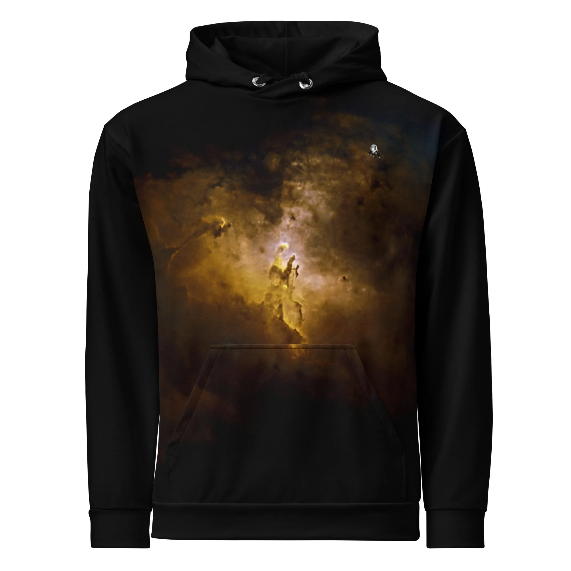 Pillars of Creation Eagle Nebula printed on unisex hoodie — High Space Man