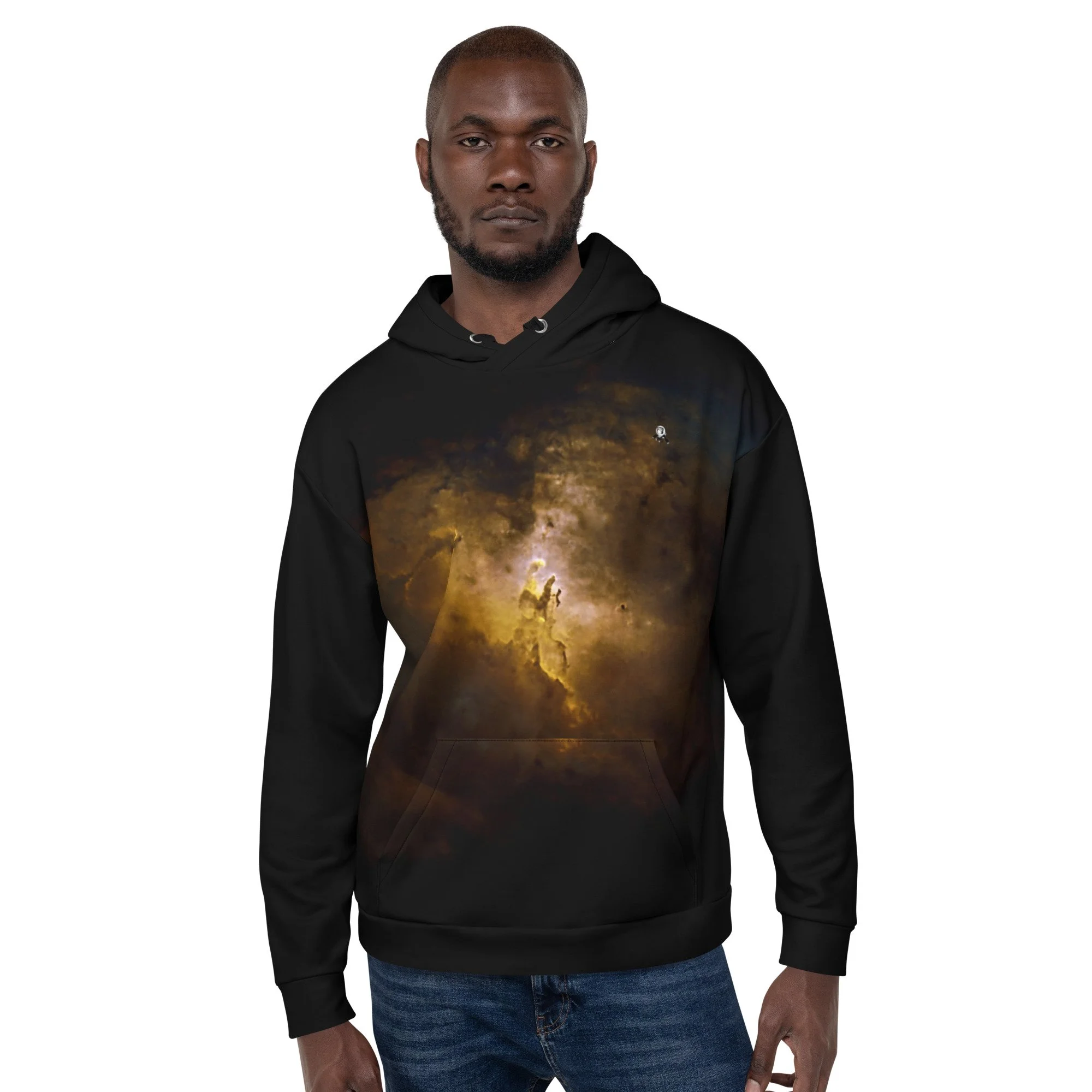 Pillars of Creation Eagle Nebula printed on unisex hoodie — High Space Man