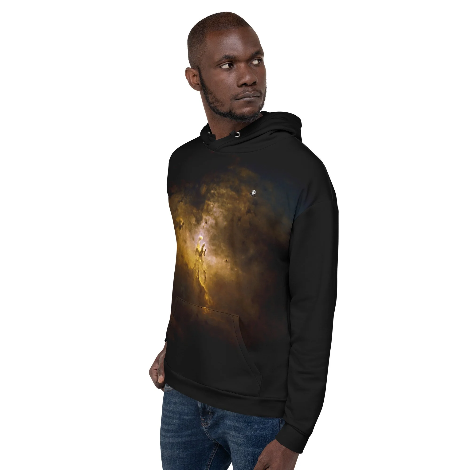 Pillars of Creation Eagle Nebula printed on unisex hoodie — High Space Man