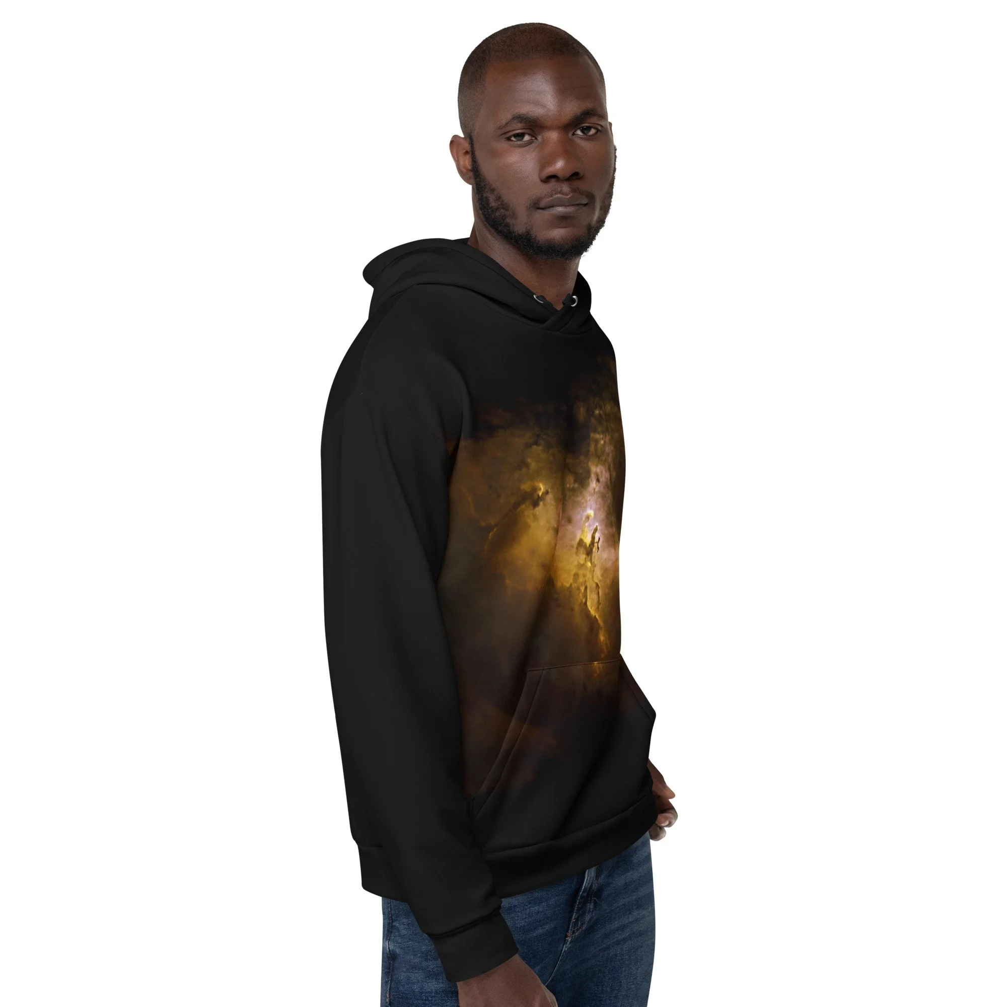 Pillars of Creation Eagle Nebula printed on unisex hoodie — High Space Man