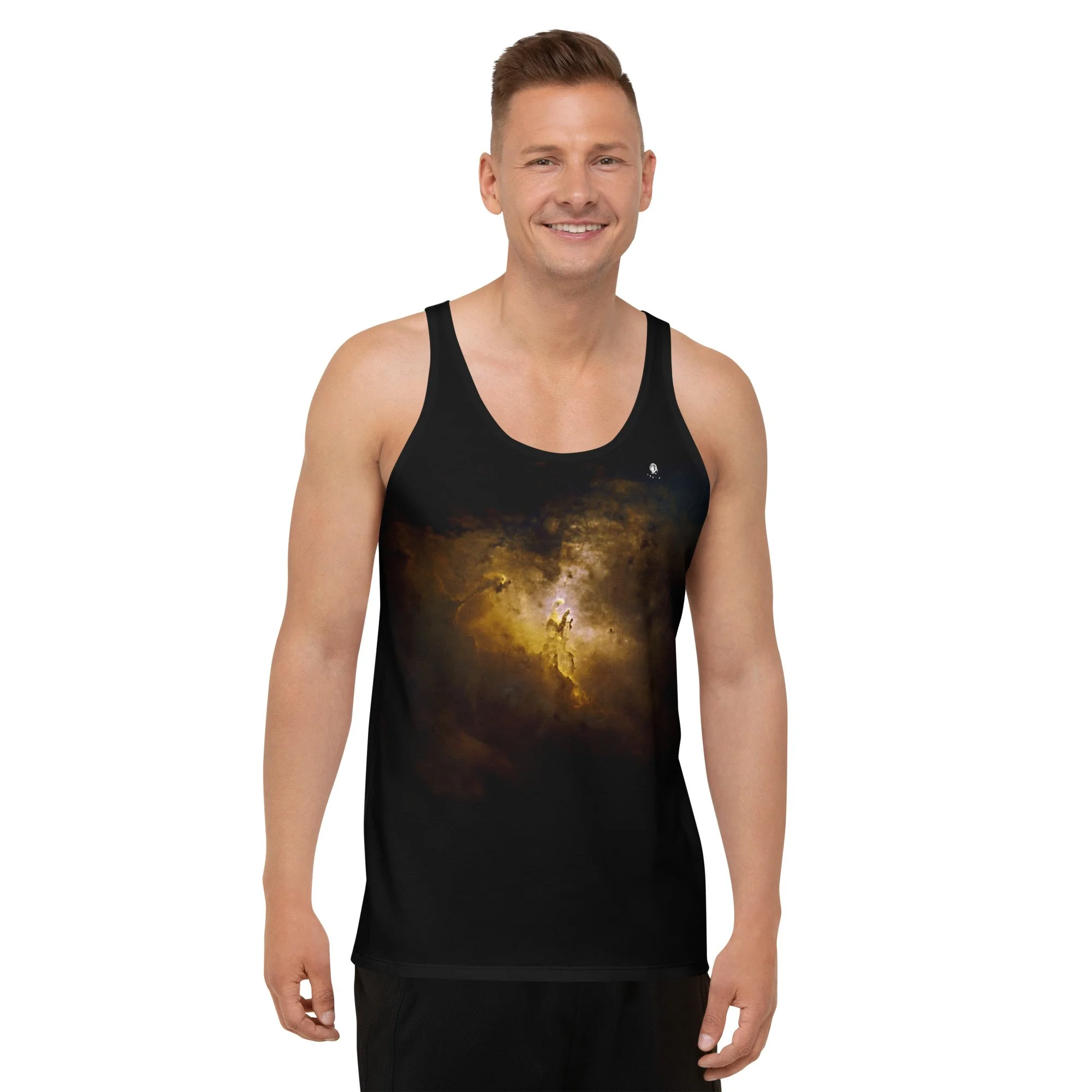 Pillars of Creation Eagle Nebula printed on tank top — High Space Man