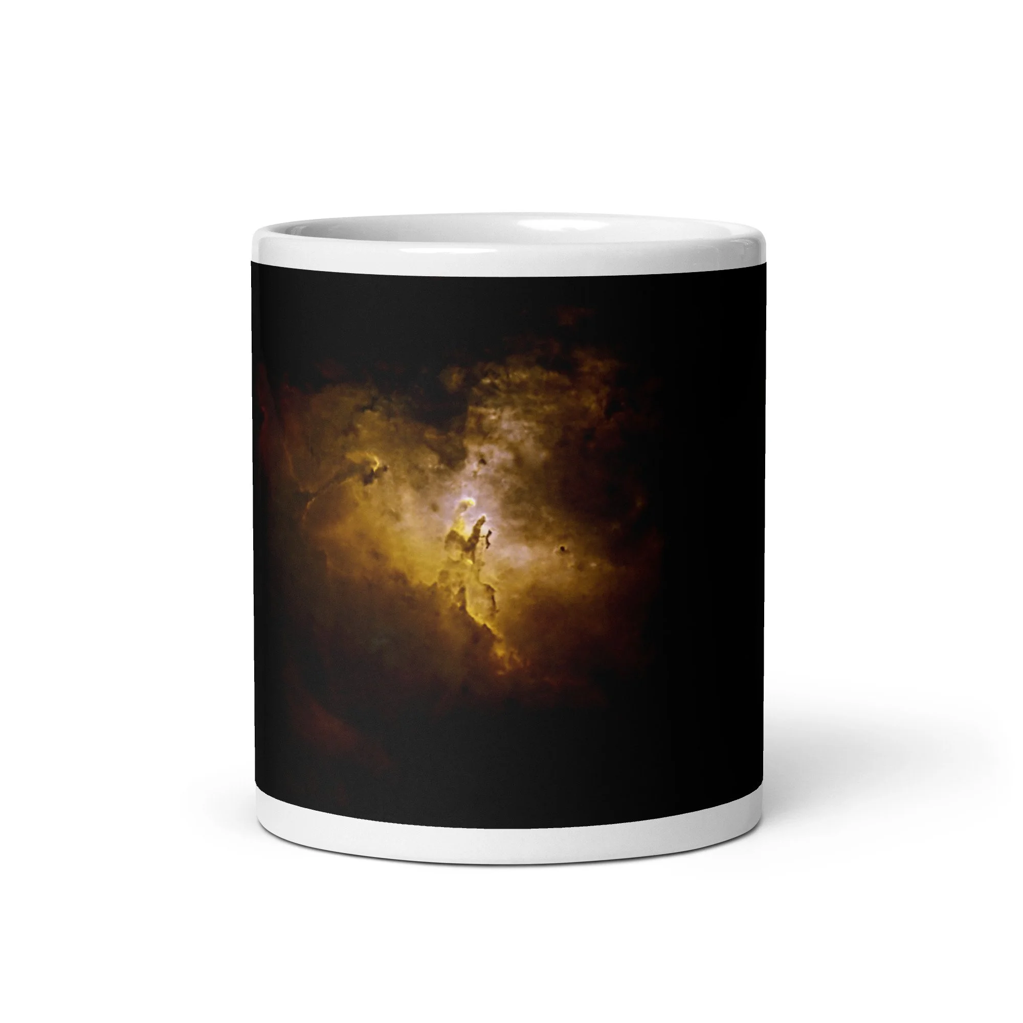 Pillars of Creation Eagle Nebula printed on ceramic coffee mug — High Space Man