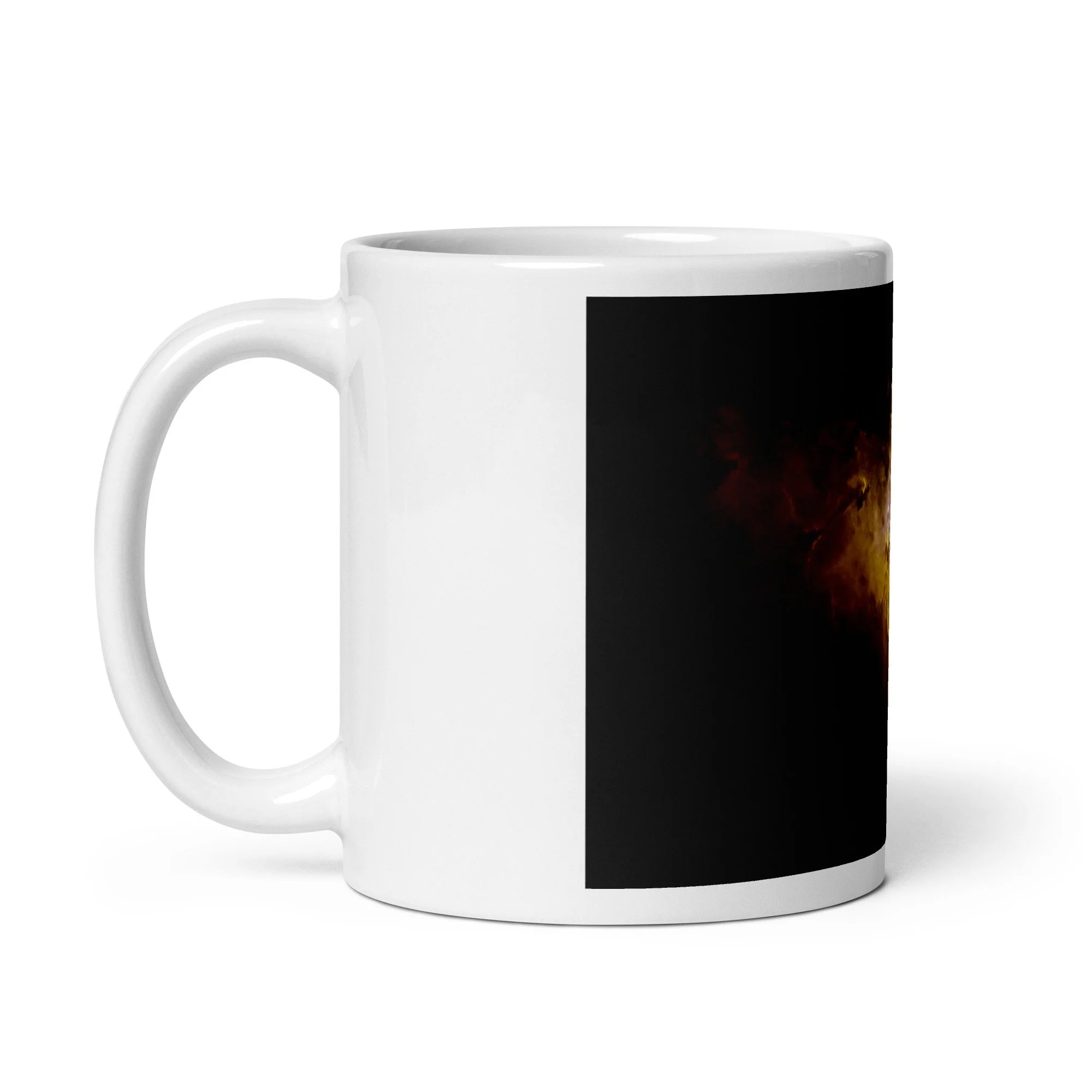 Pillars of Creation Eagle Nebula printed on ceramic coffee mug — High Space Man