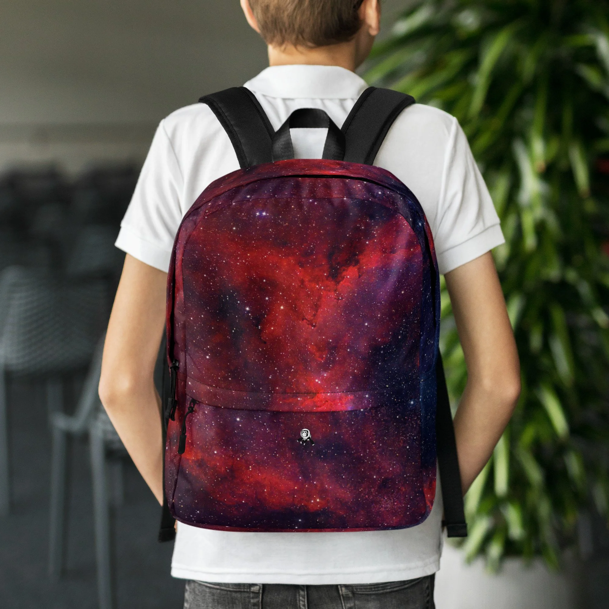 Heart Nebula astrophotography printed on 15L backpack — High Space Man