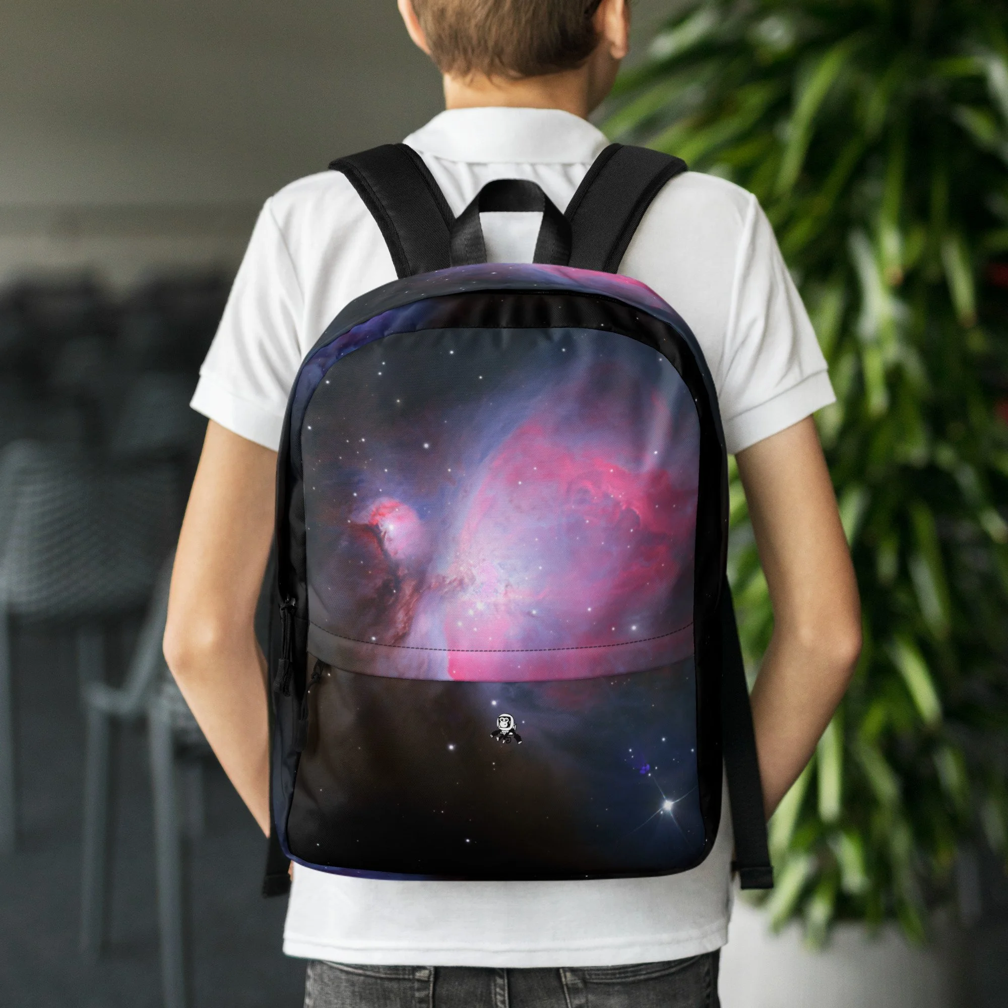 Orion Nebula M42 astrophotography printed on 15L backpack — High Space Man