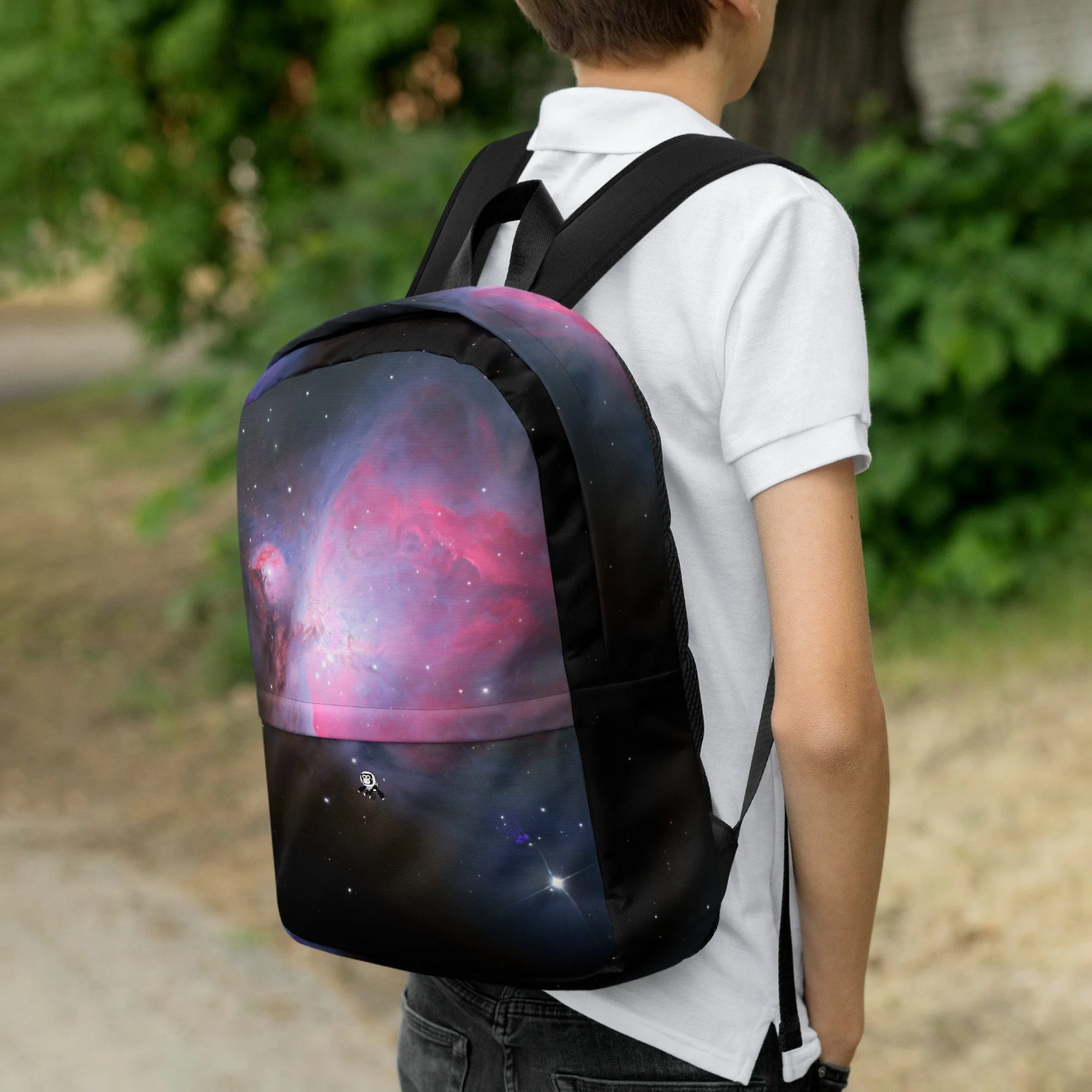 Orion Nebula M42 astrophotography printed on 15L backpack — High Space Man