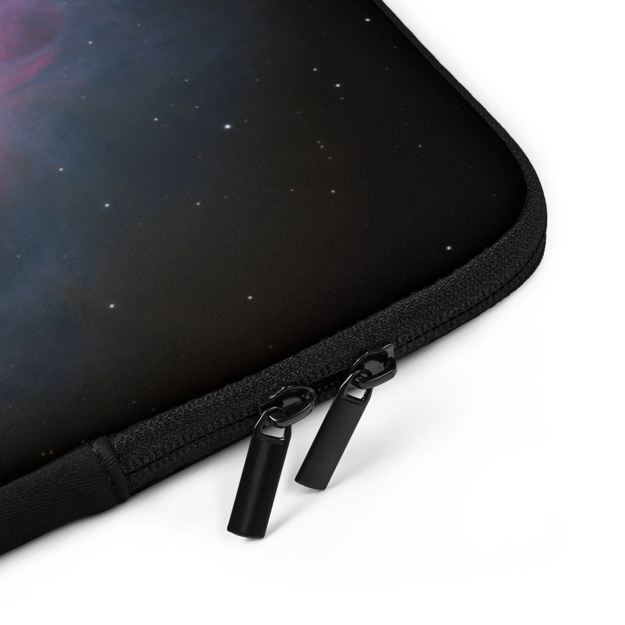 Orion Nebula M42 astrophotography printed on neoprene laptop sleeve — High Space Man