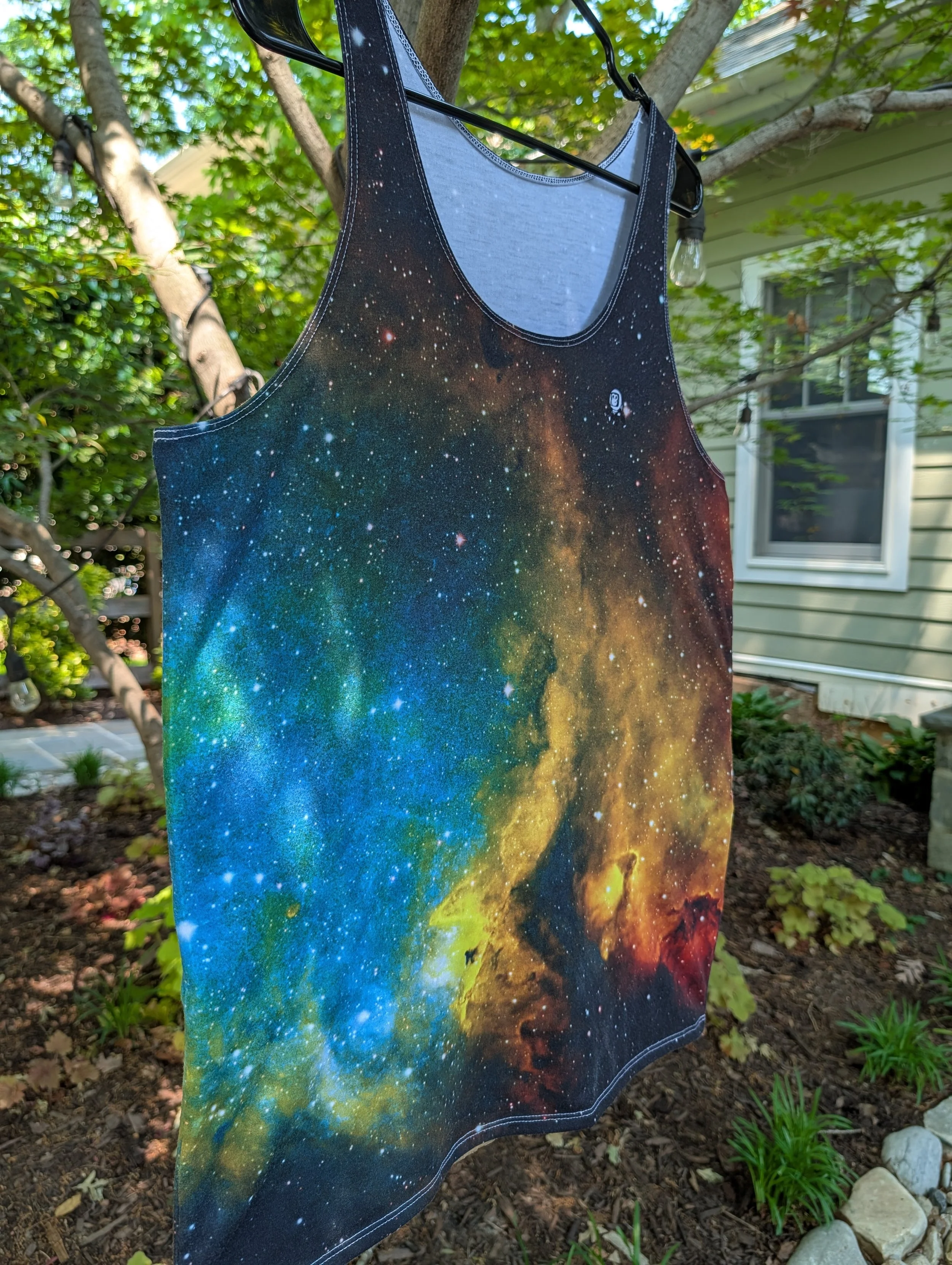 Soul Nebula printed on tank top — High Space Man