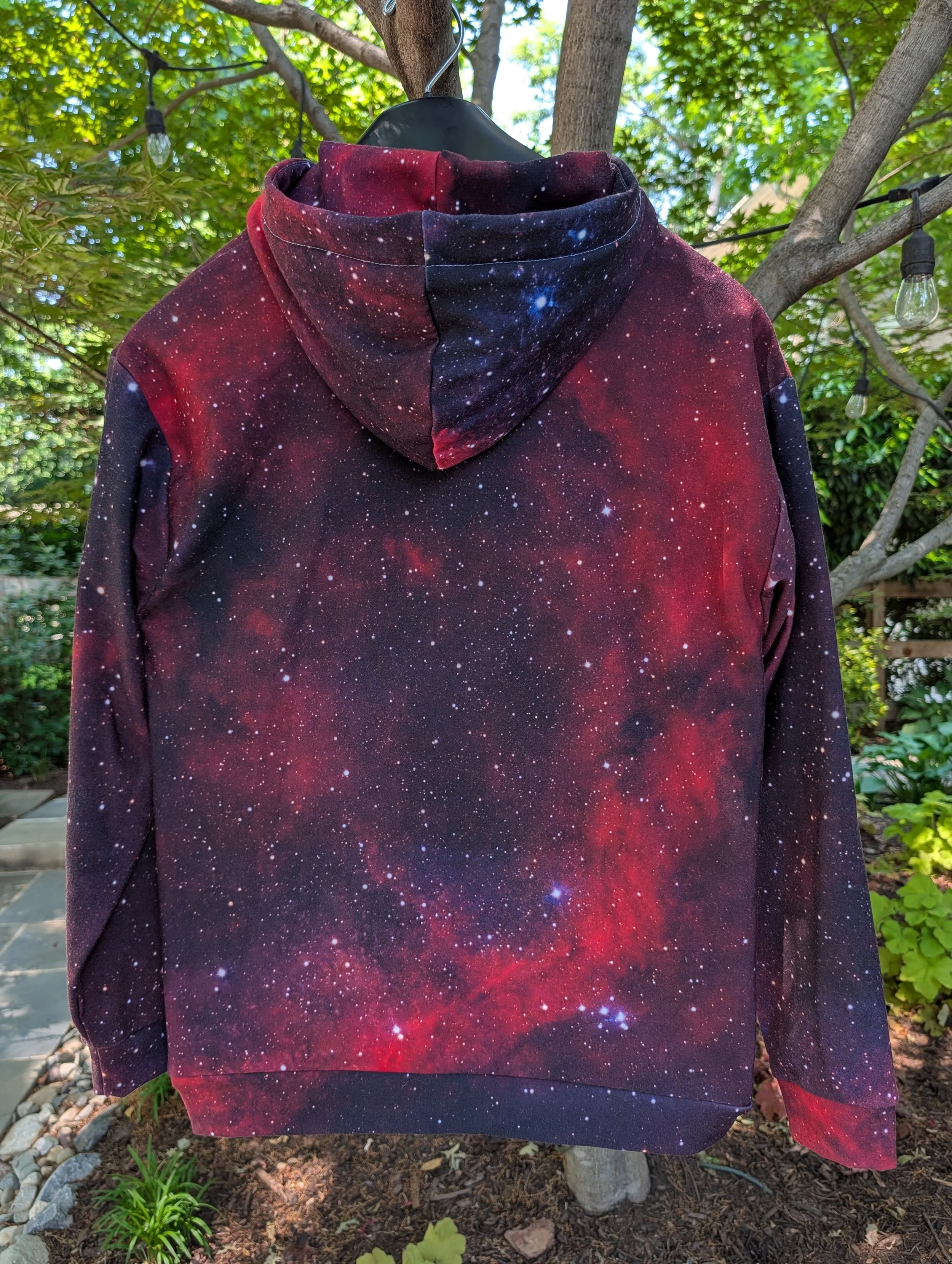 Heart Nebula printed on unisex hoodie — High Space Man