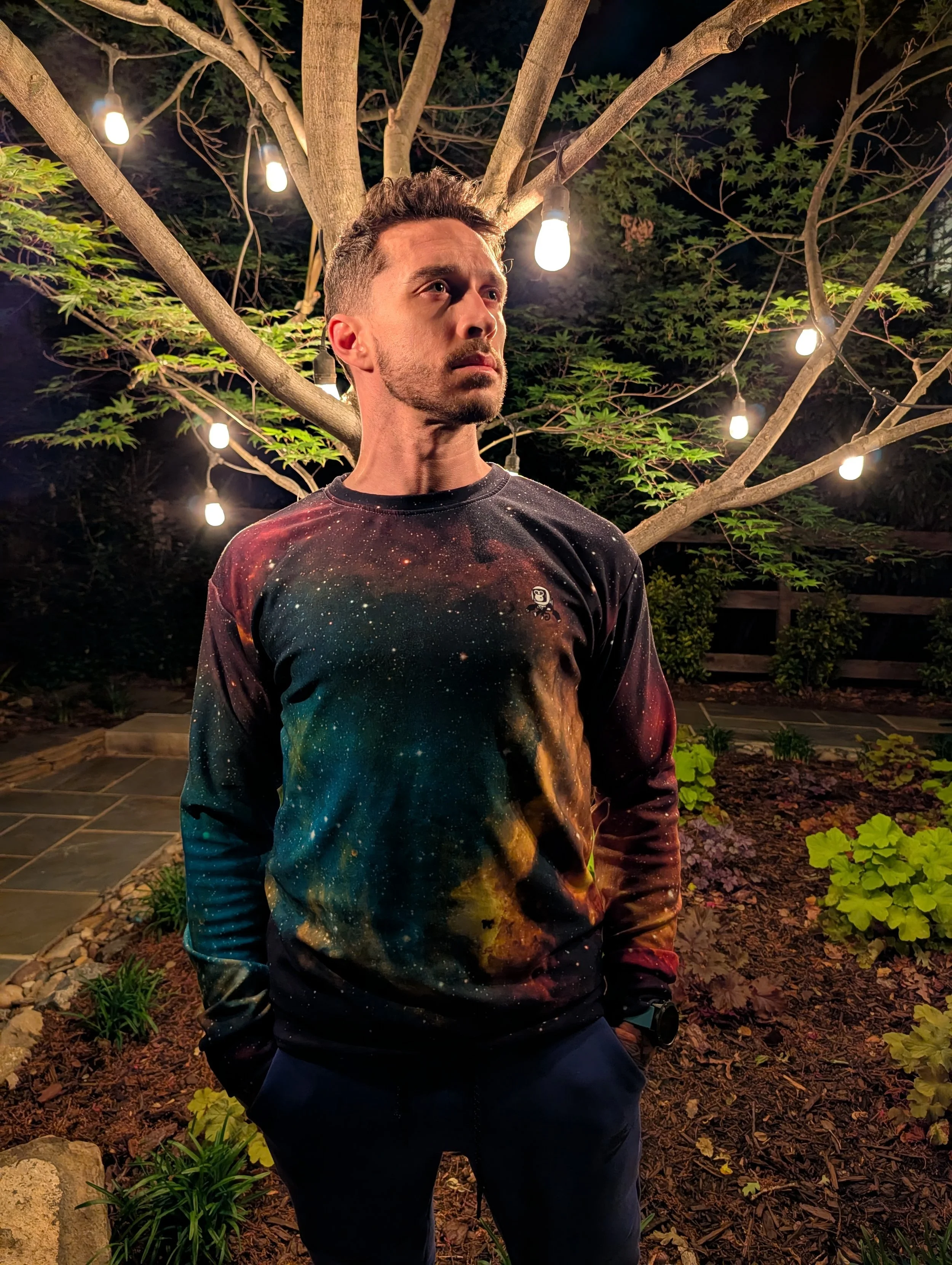 Soul Nebula printed on unisex sweatshirt — High Space Man