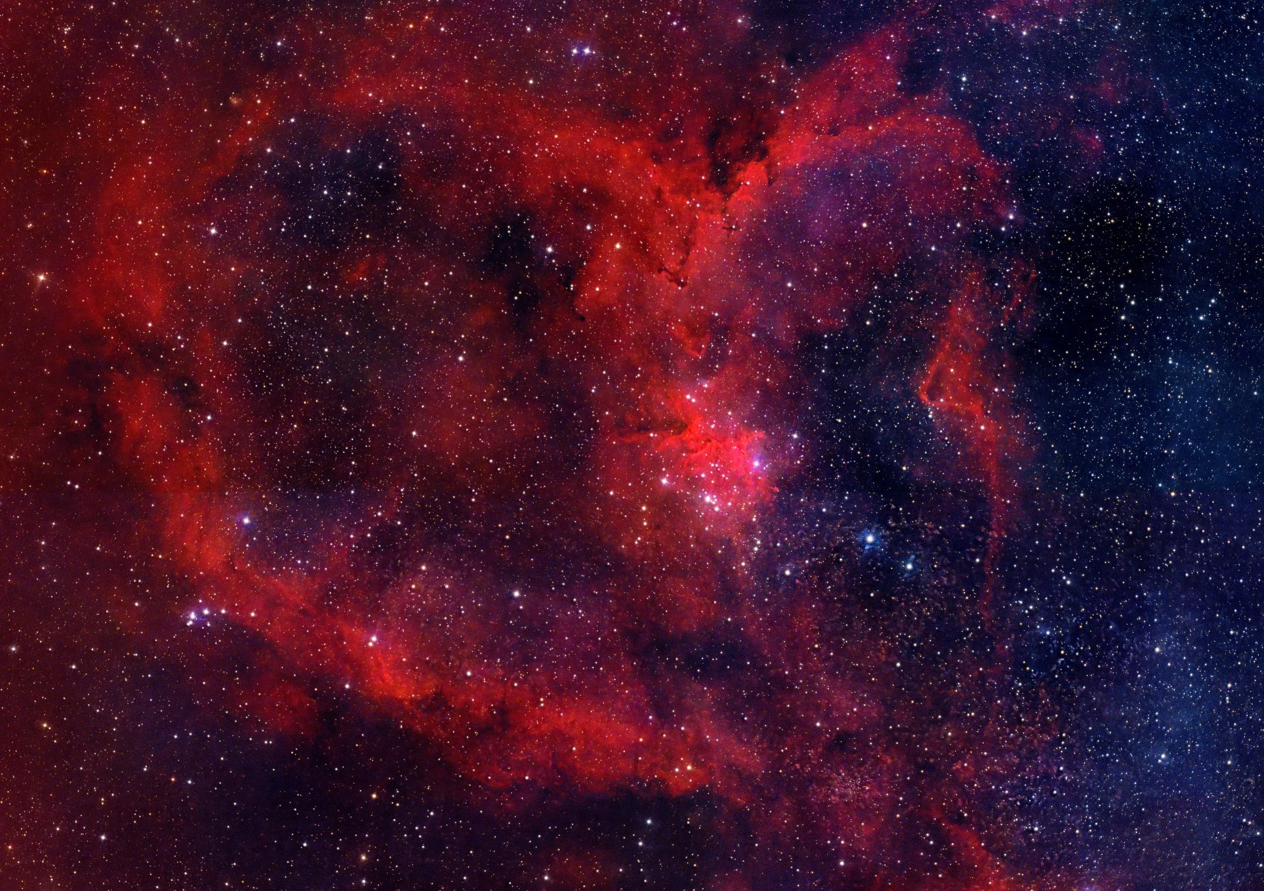 Heart Nebula Metal Print
