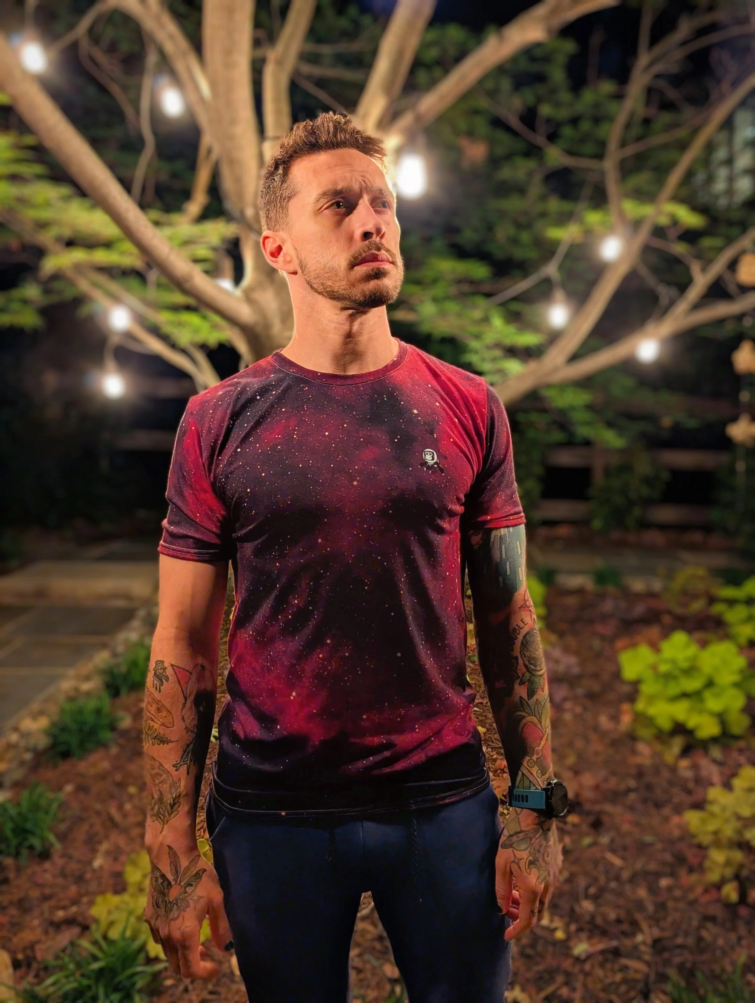 Heart Nebula printed on unisex t-shirt — High Space Man