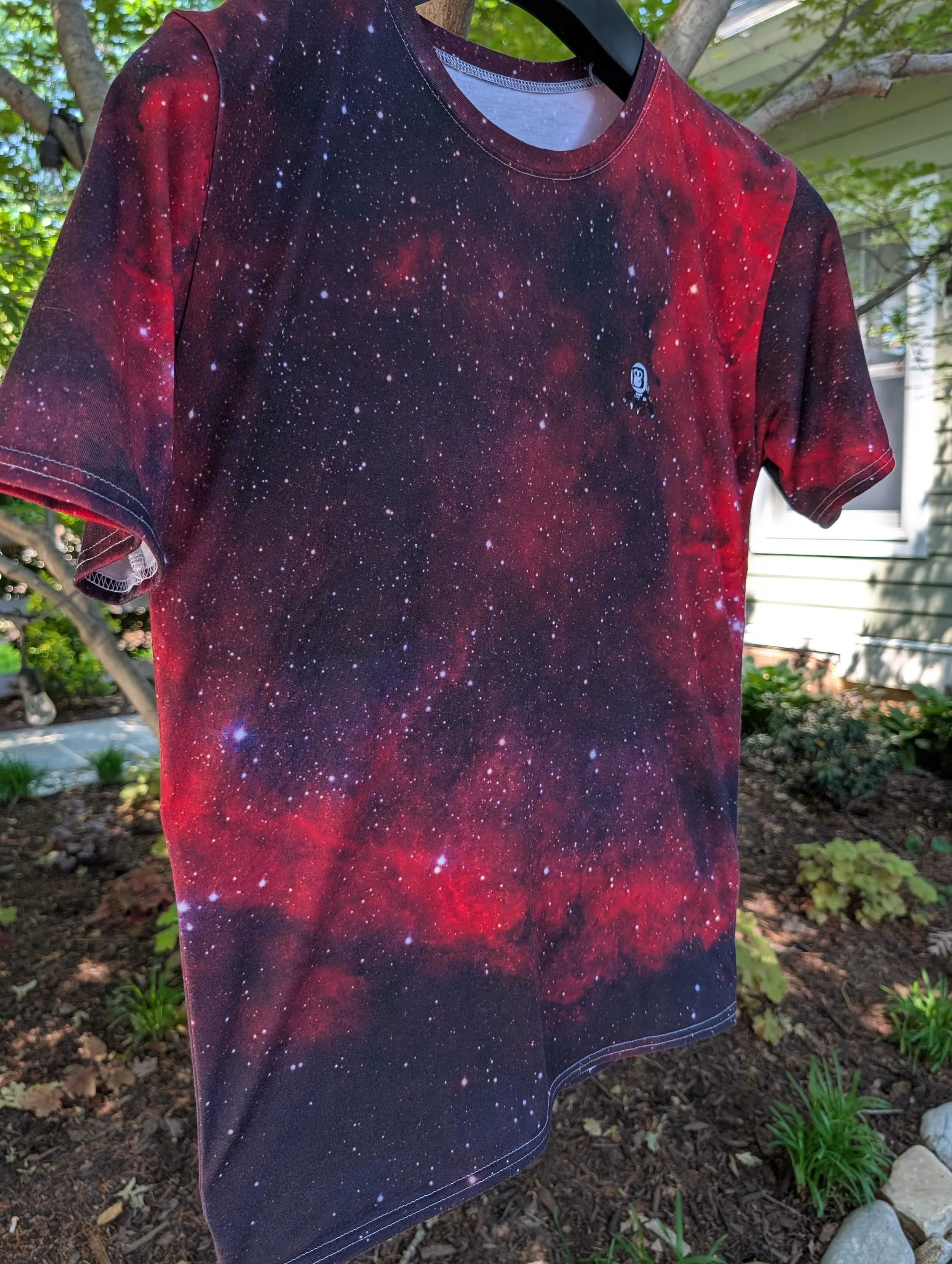 Heart Nebula printed on unisex t-shirt — High Space Man
