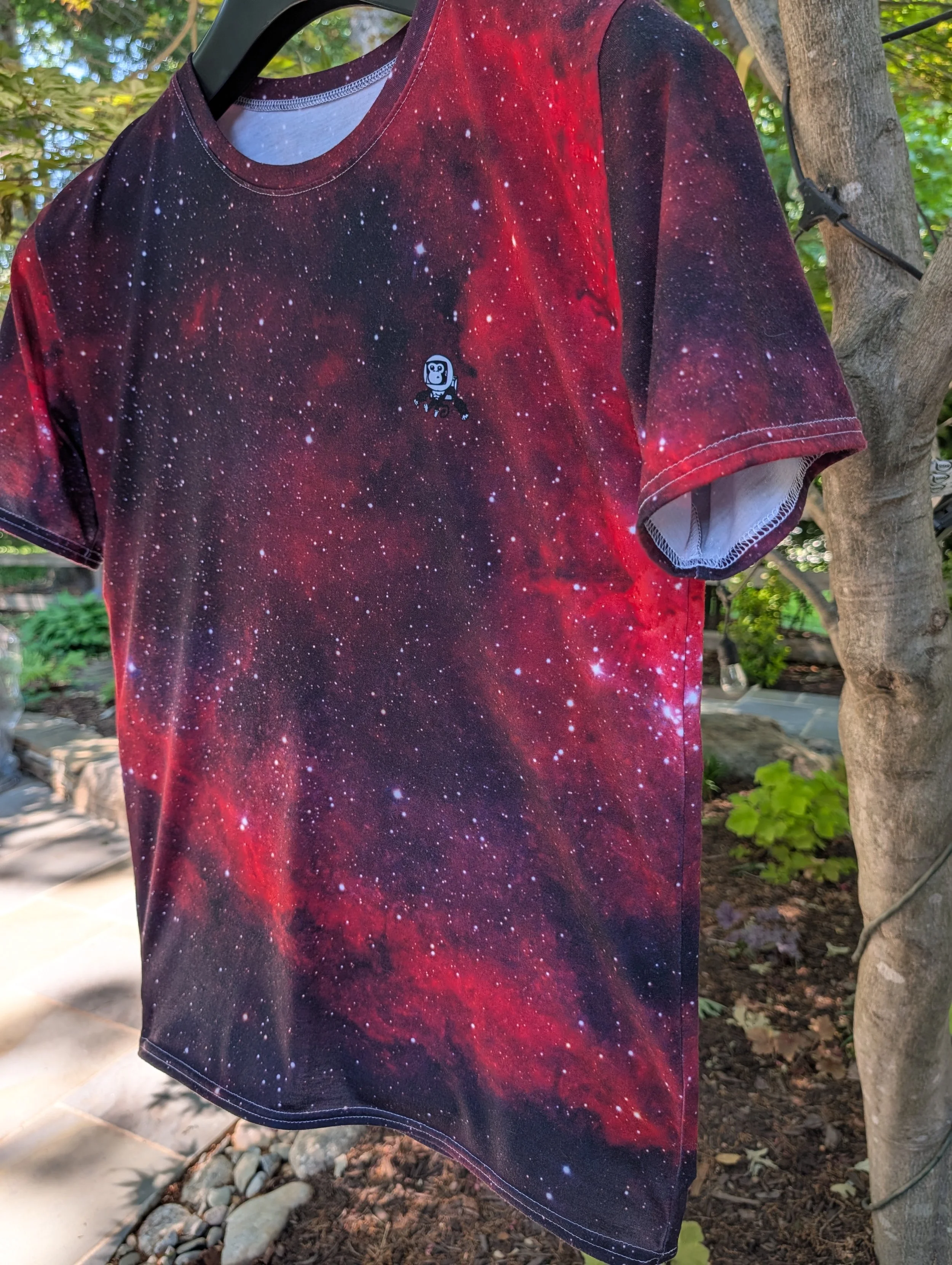 Heart Nebula printed on unisex t-shirt — High Space Man