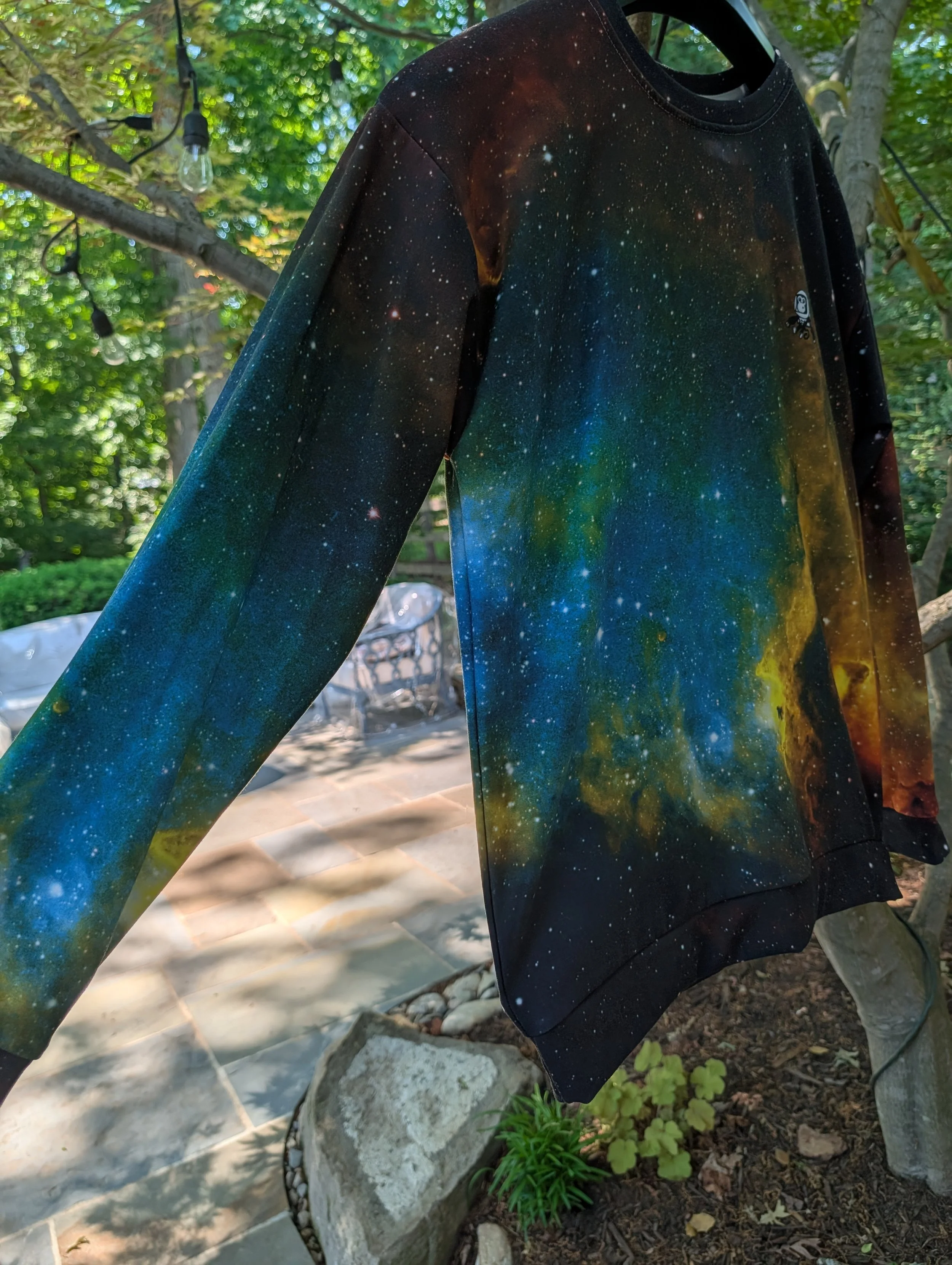 Soul Nebula printed on unisex sweatshirt — High Space Man