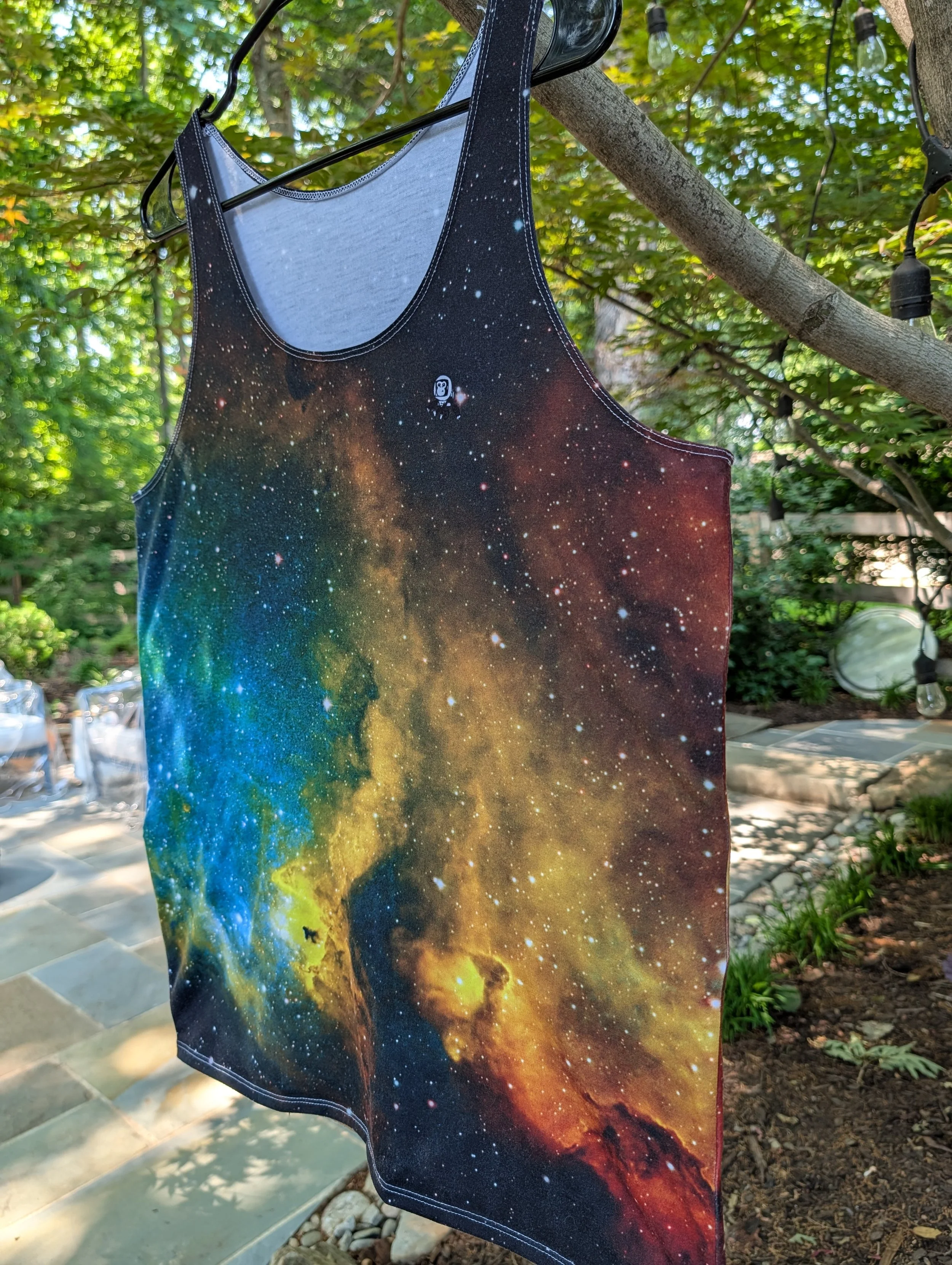 Soul Nebula printed on tank top — High Space Man