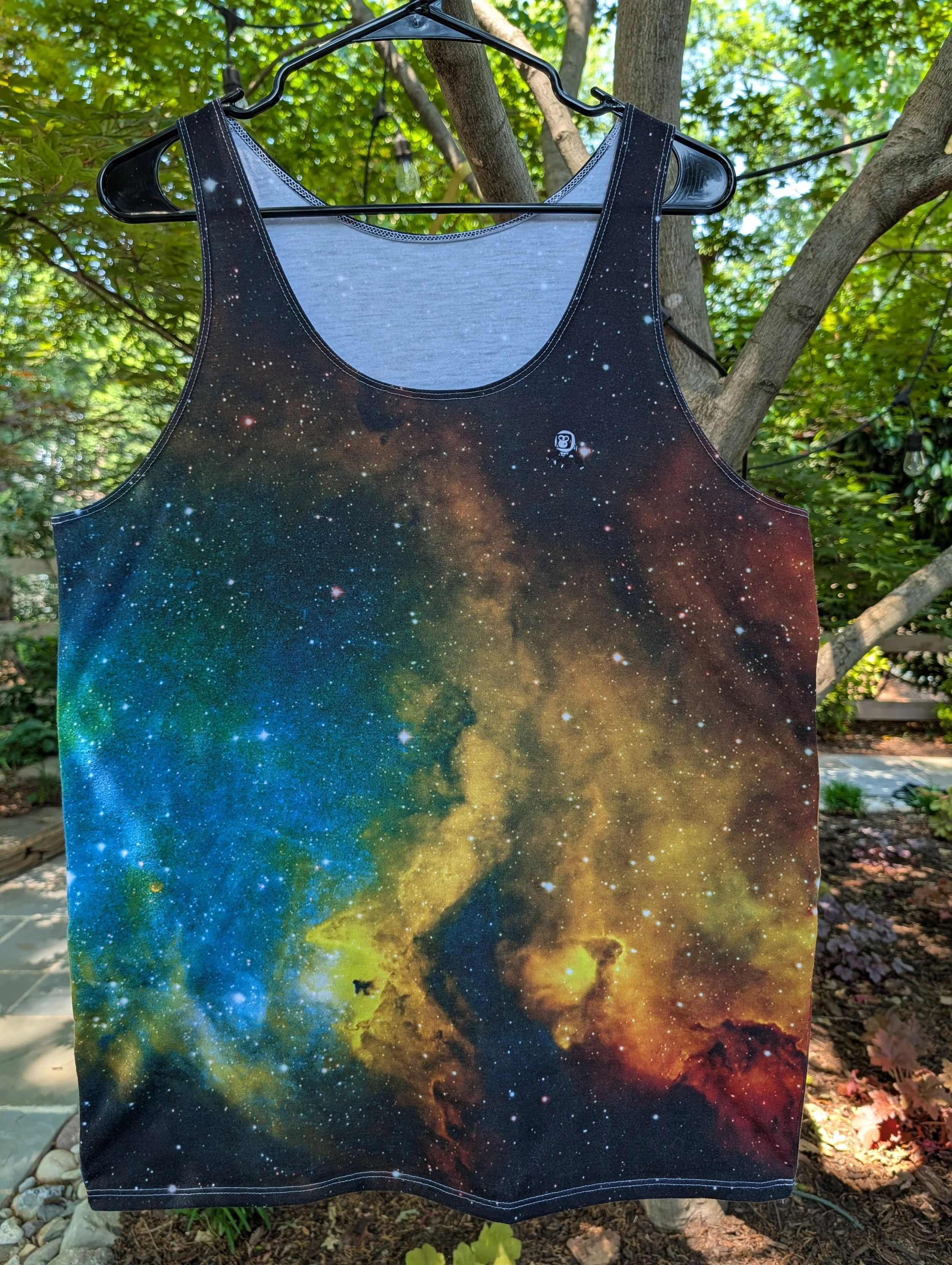 Soul Nebula printed on tank top — High Space Man