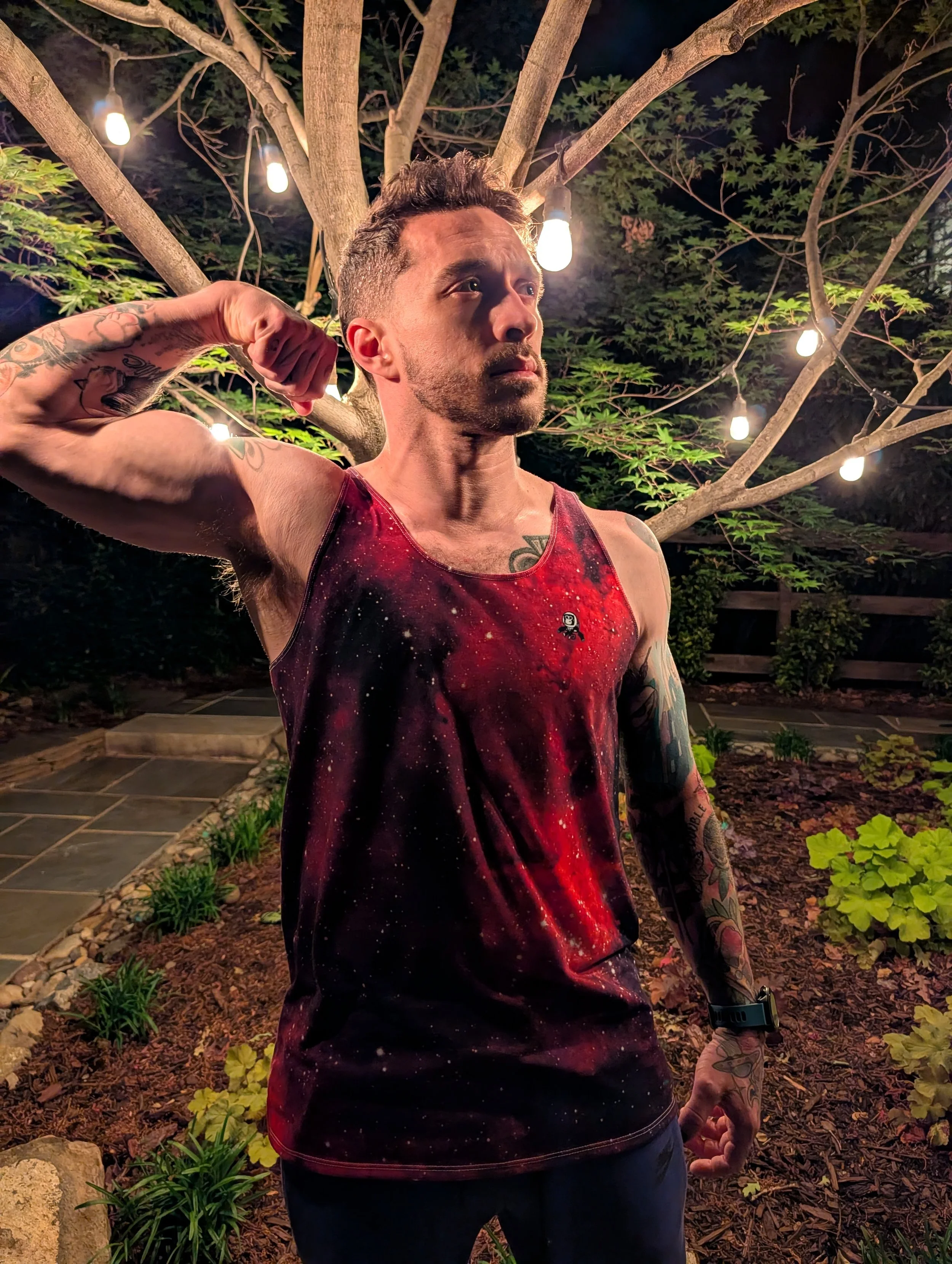 Heart Nebula printed on tank top — High Space Man