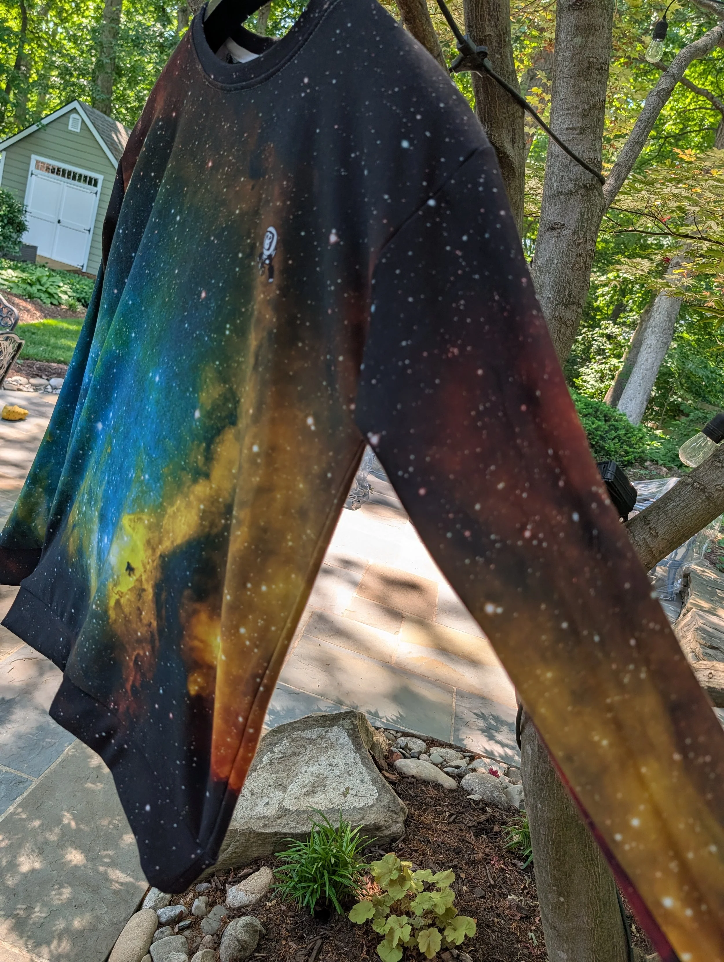 Soul Nebula printed on unisex sweatshirt — High Space Man