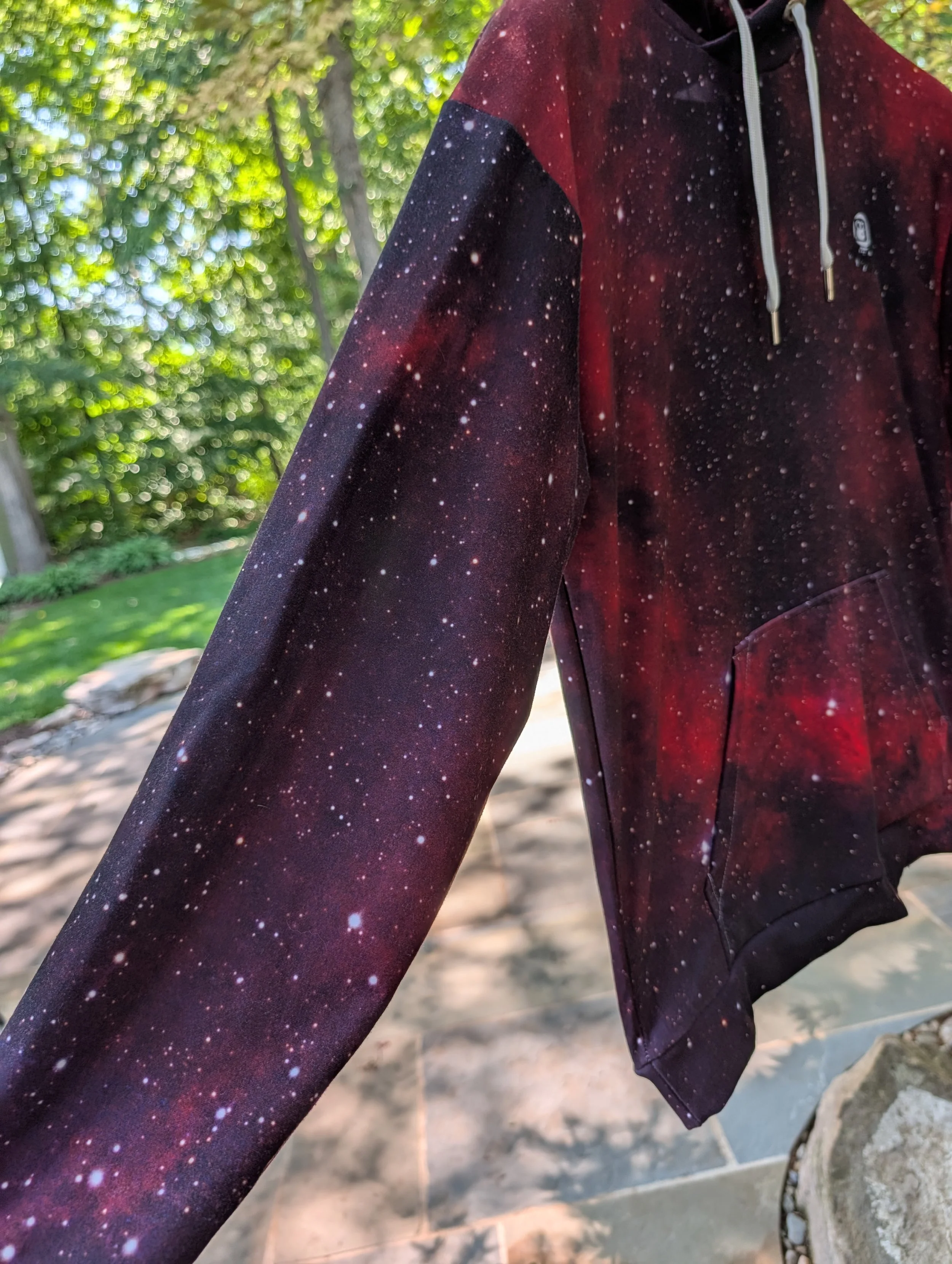 Heart Nebula printed on unisex hoodie — High Space Man