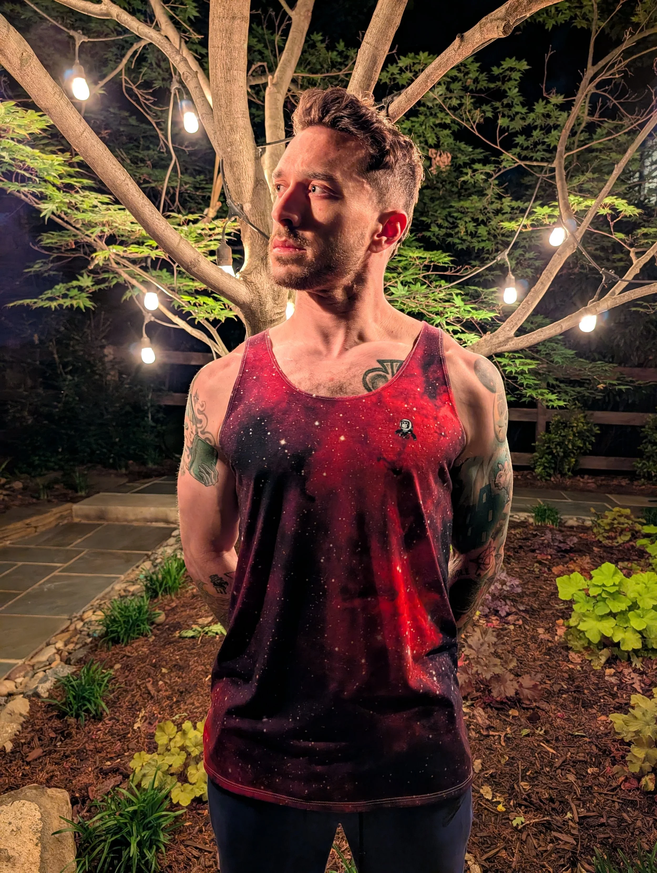 Heart Nebula printed on tank top — High Space Man