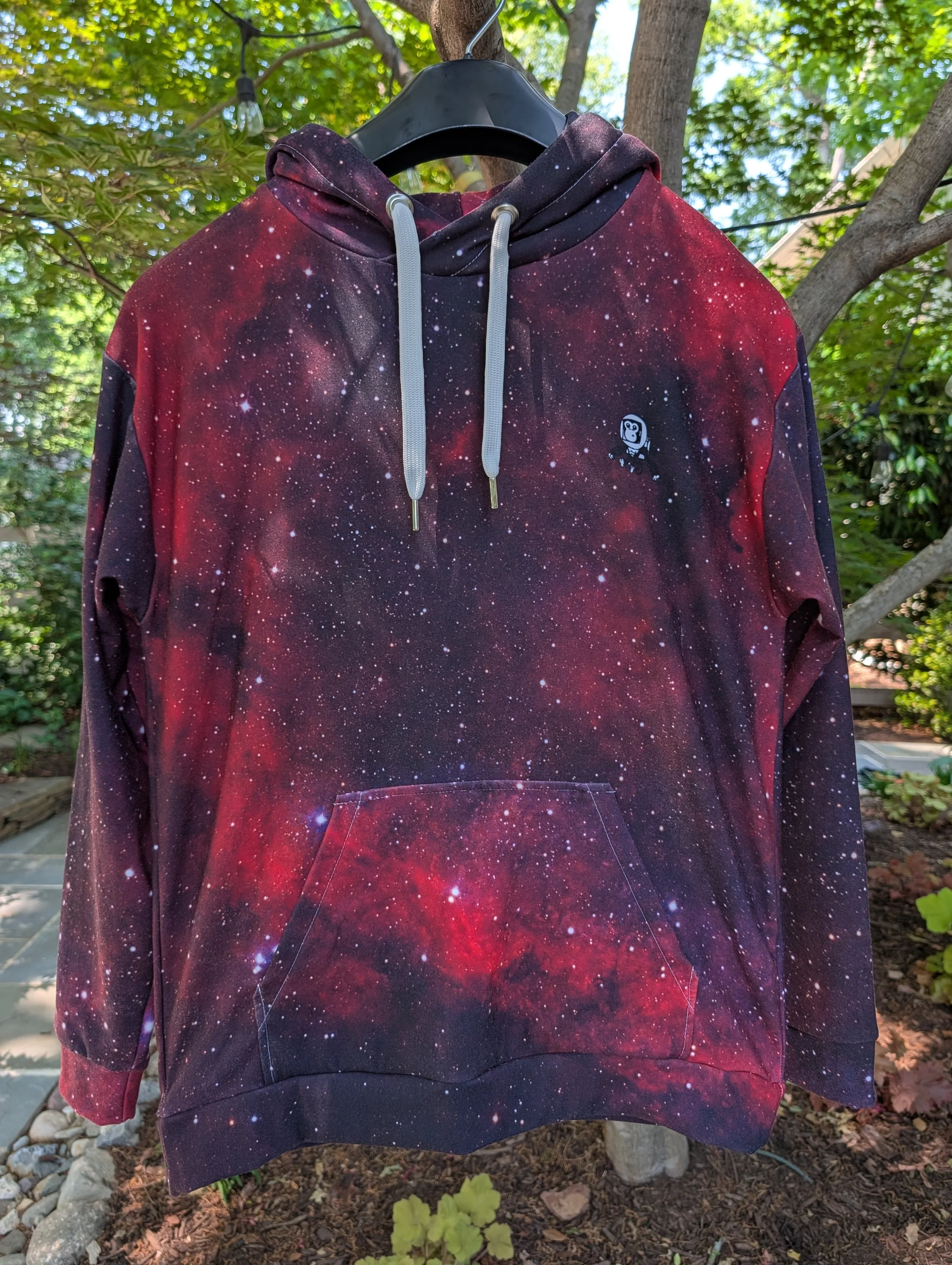 Heart Nebula printed on unisex hoodie — High Space Man