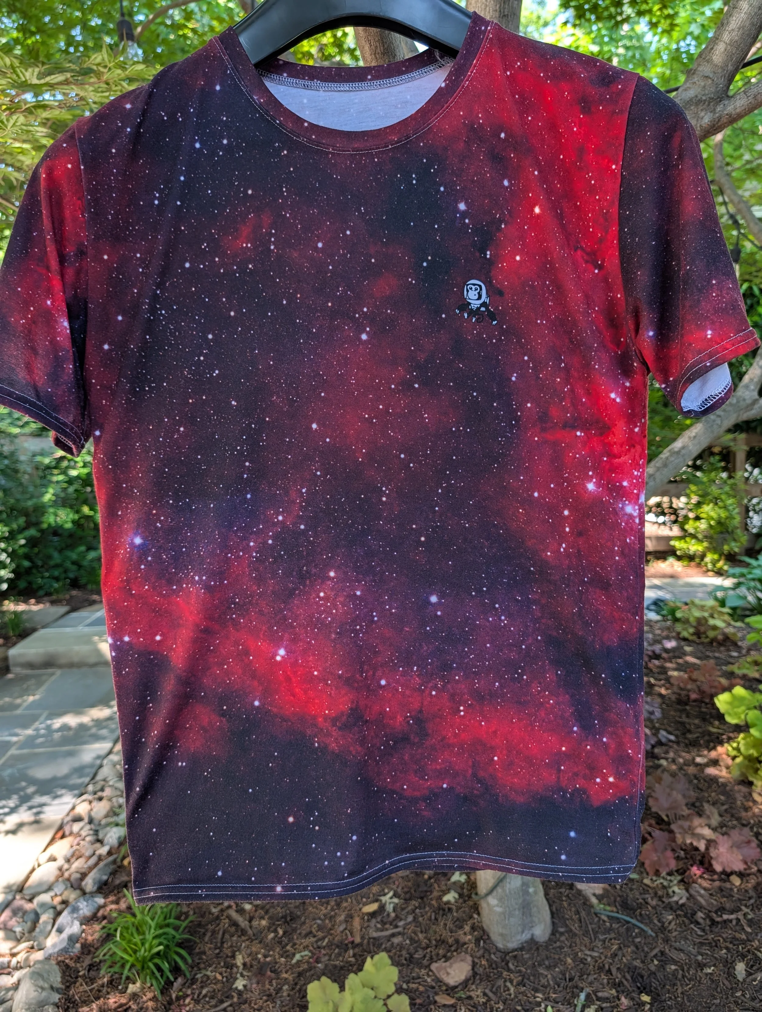 Heart Nebula printed on unisex t-shirt — High Space Man