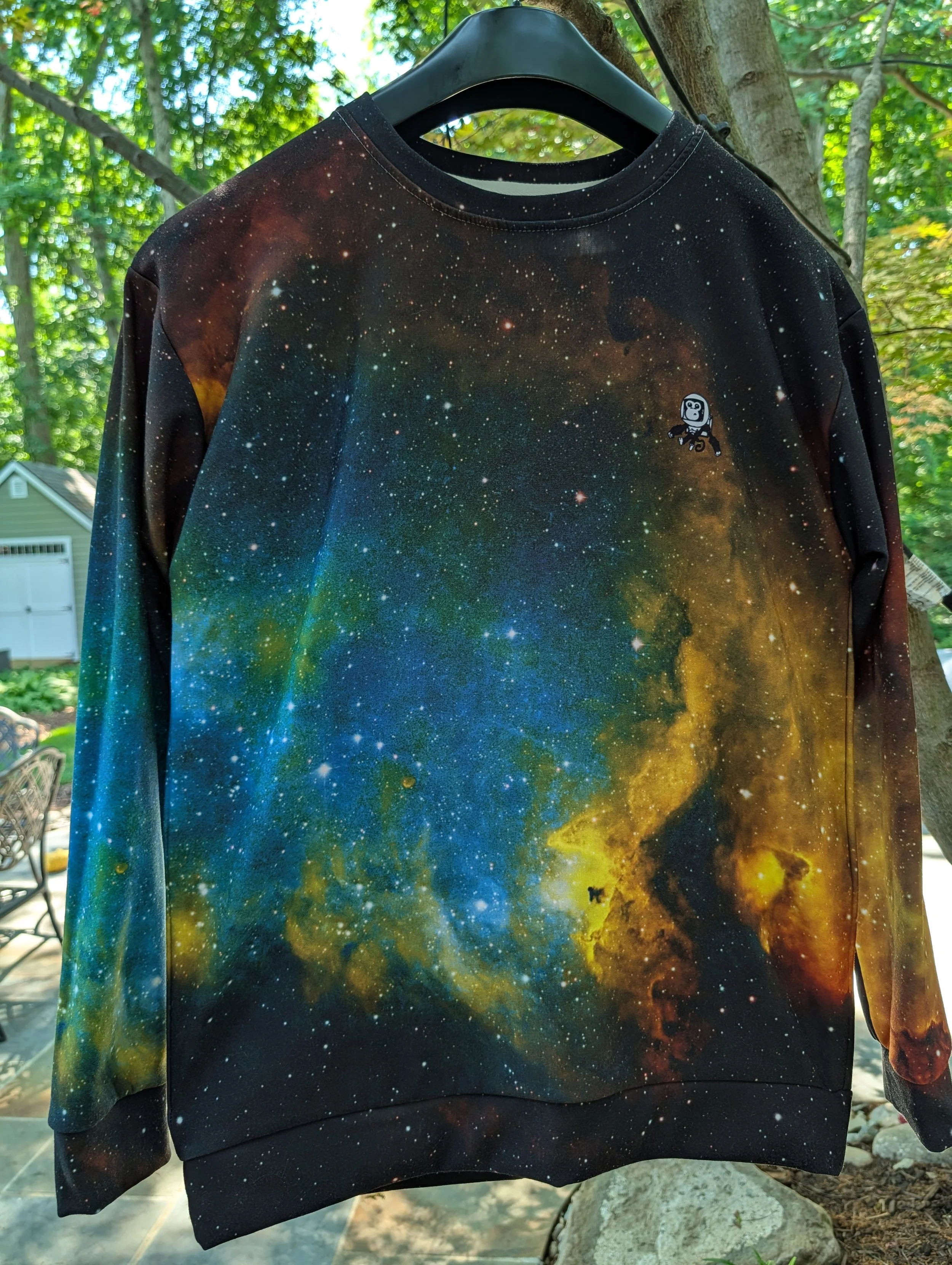 Soul Nebula printed on unisex sweatshirt — High Space Man