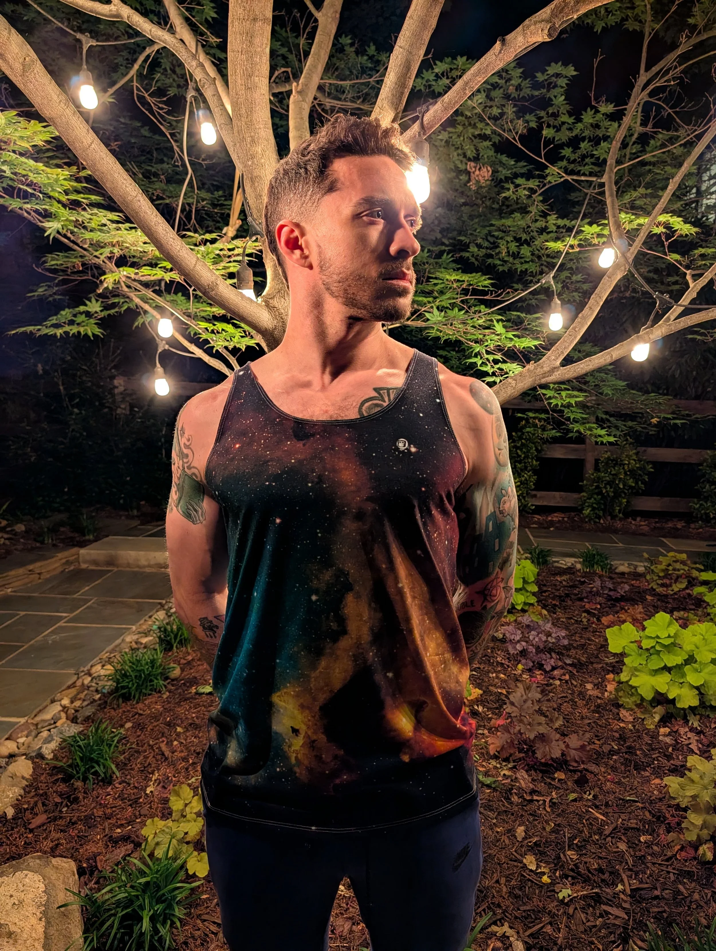 Soul Nebula printed on tank top — High Space Man