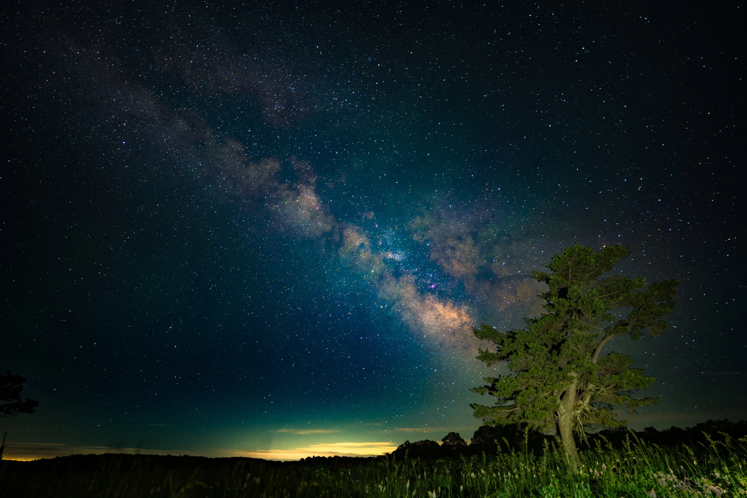 Milky Way over Big Meadows — Metal Print