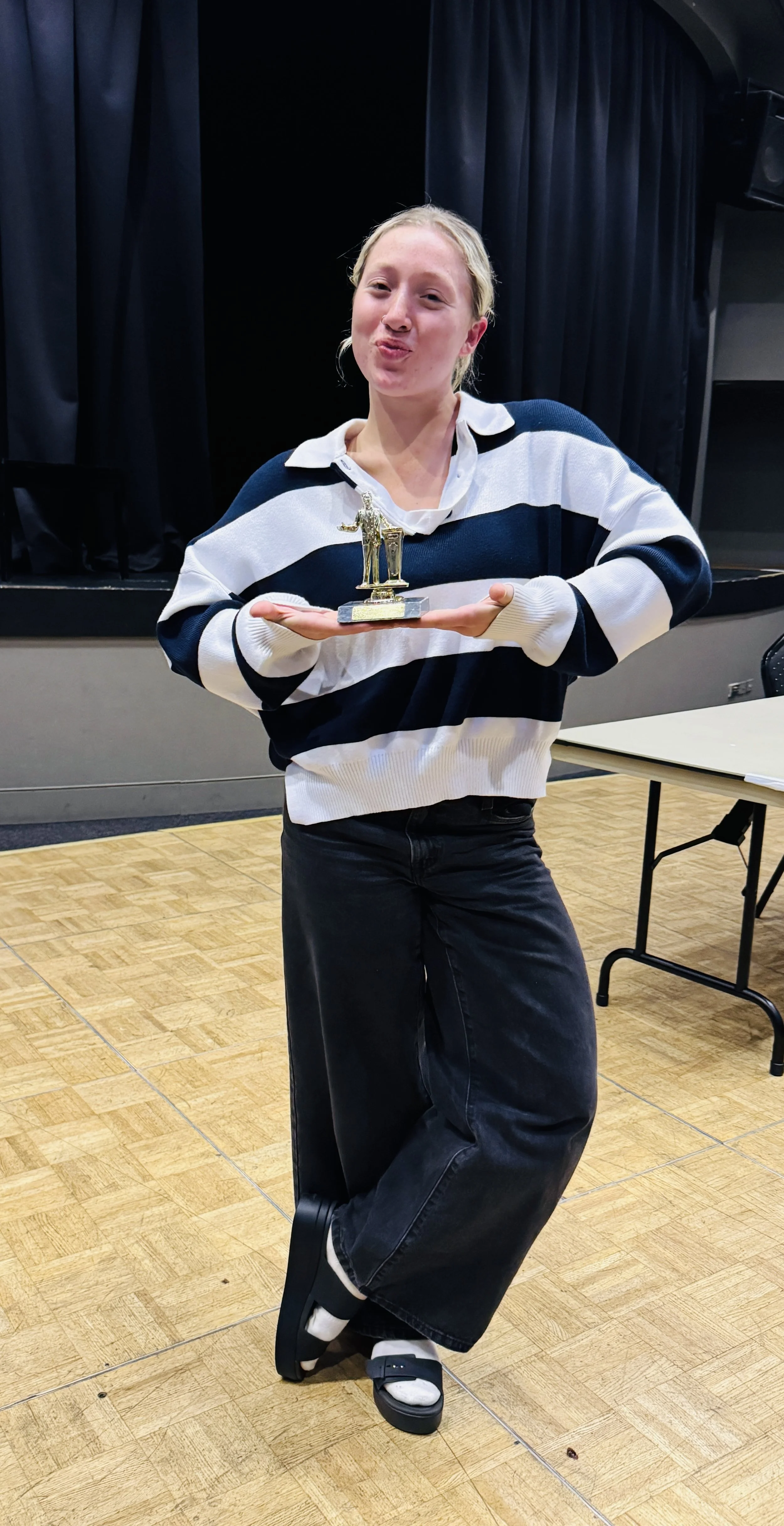 Winning Table Topic Club contest, after less than 6 months in the club.