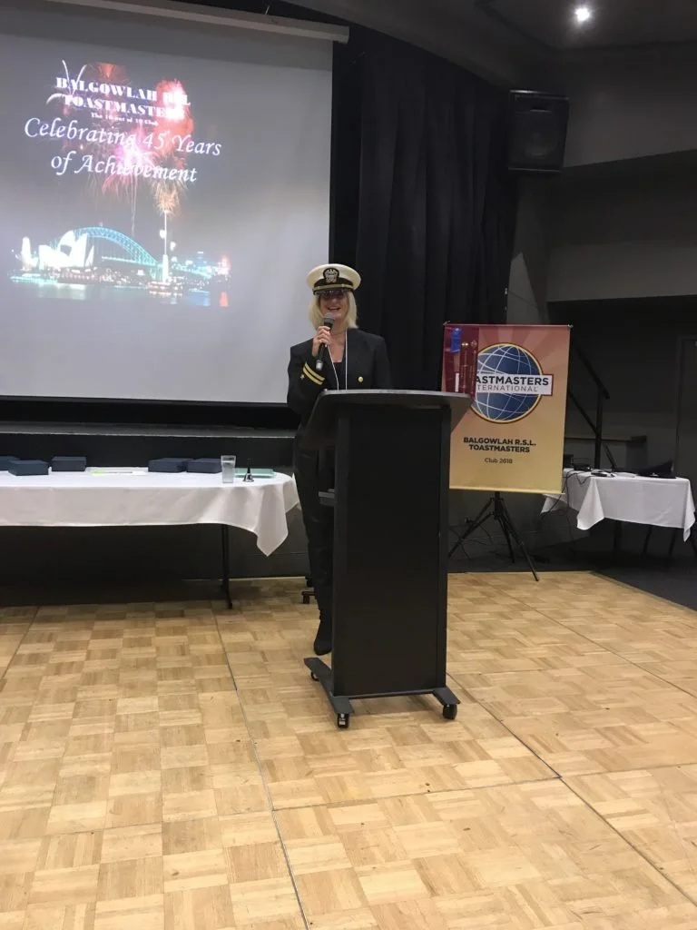 Our host for the evening: Amelia Morison.