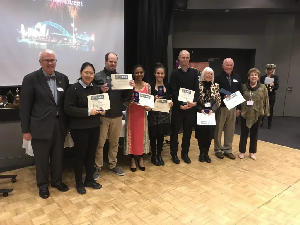 All the winners on the night.