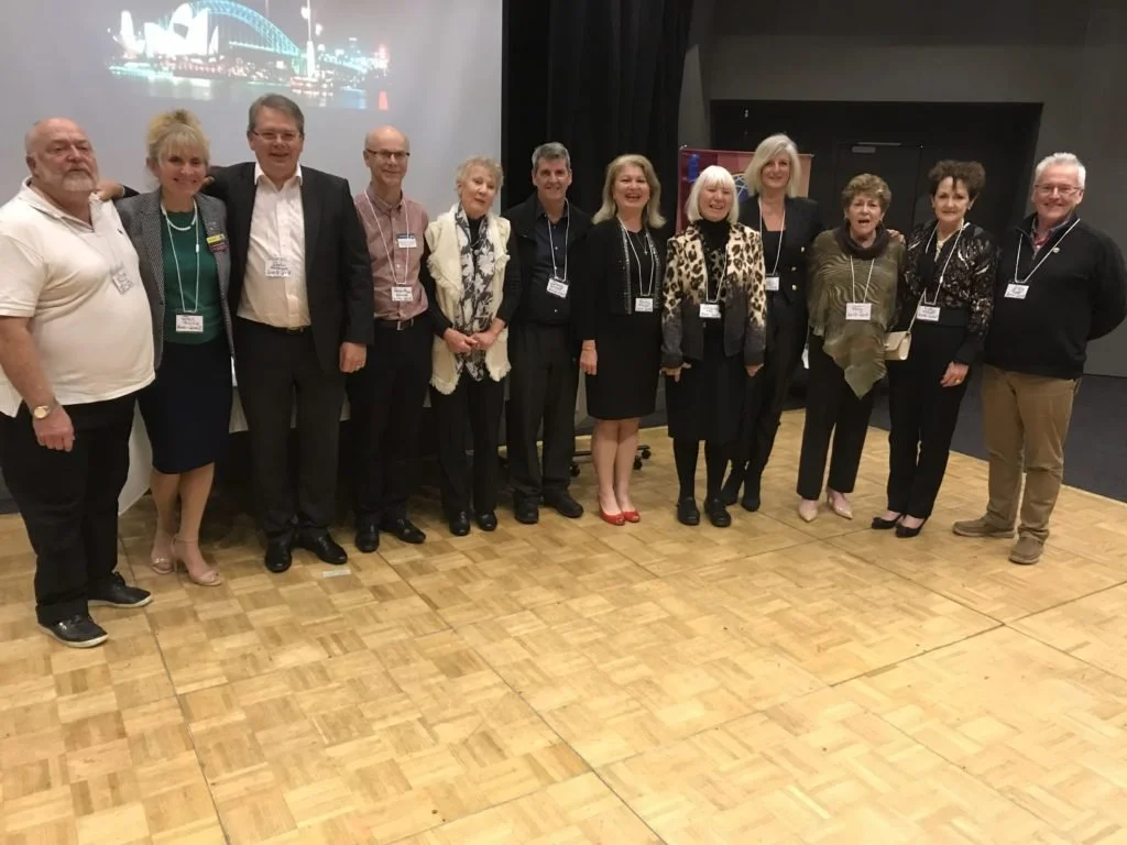 All our past Presidents who attended the 45th anniversary party.