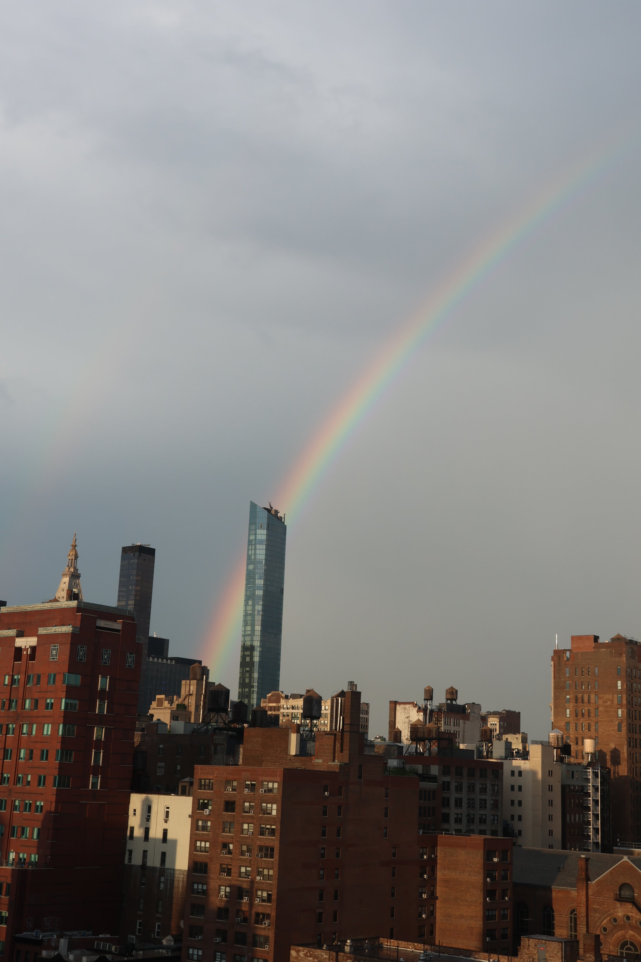 Double Rainbow Skyline Portrait, NYC NY