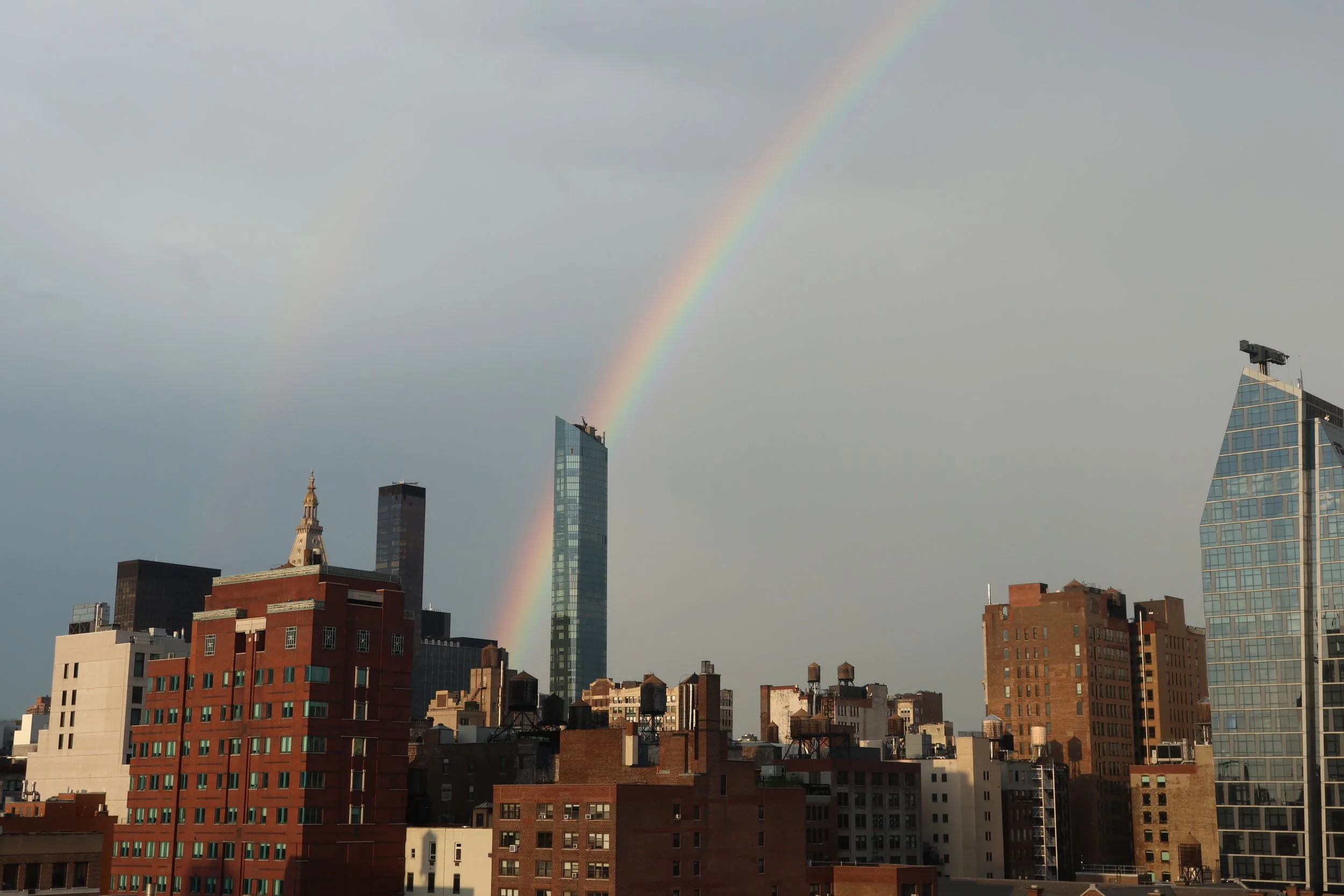 Double Rainbow Skyline, NYC, NY
