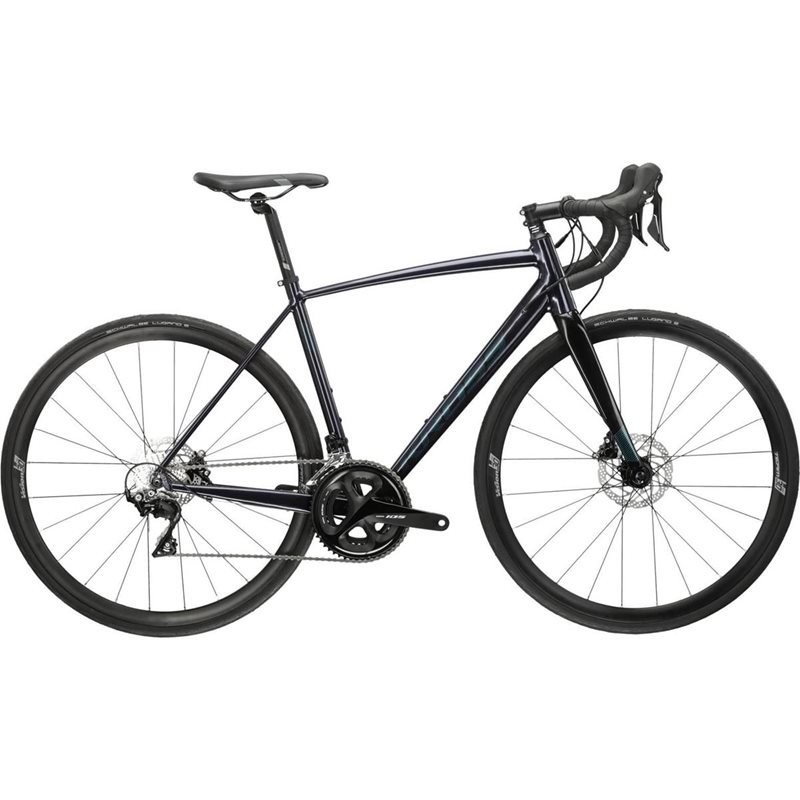 Vélo de route KROSS Vento DSC 5.0, cadre noir, guidon incurvé et freins à disque