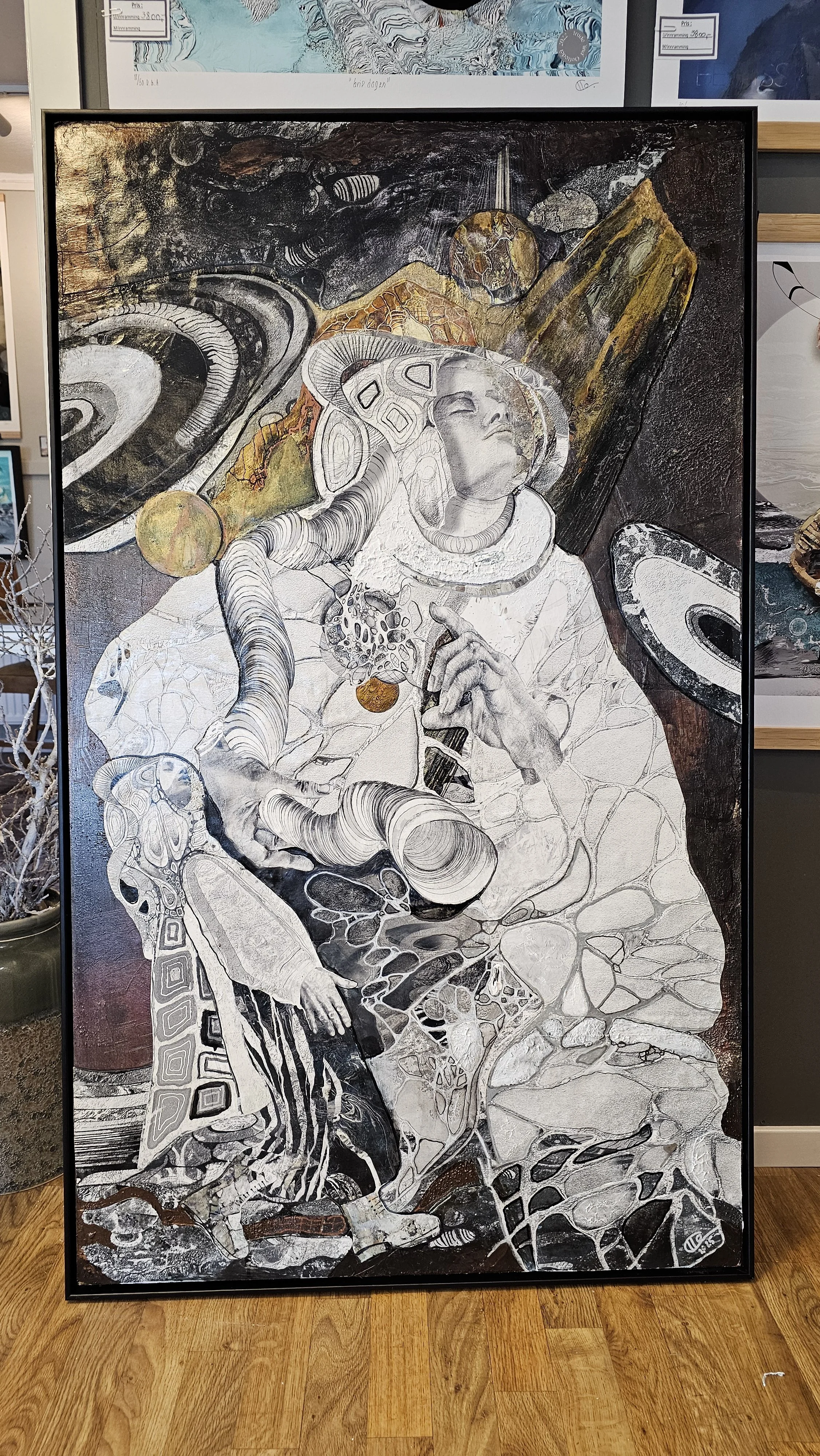  "Atmosfære II" kollage arbeid