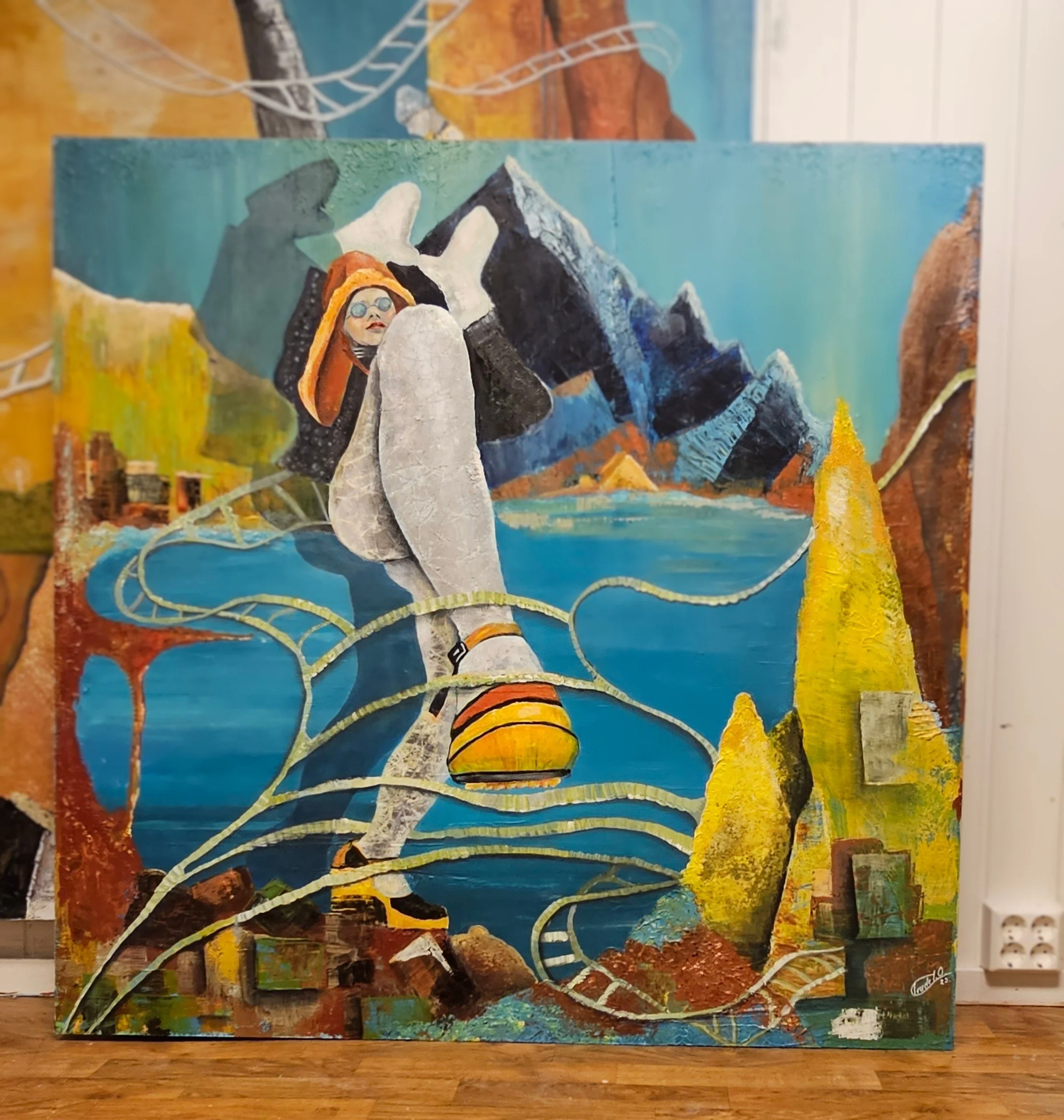Kunstverket "Gullskoen"