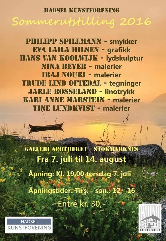 Felles Sommerutstilling Hadsel kunstforening 2016