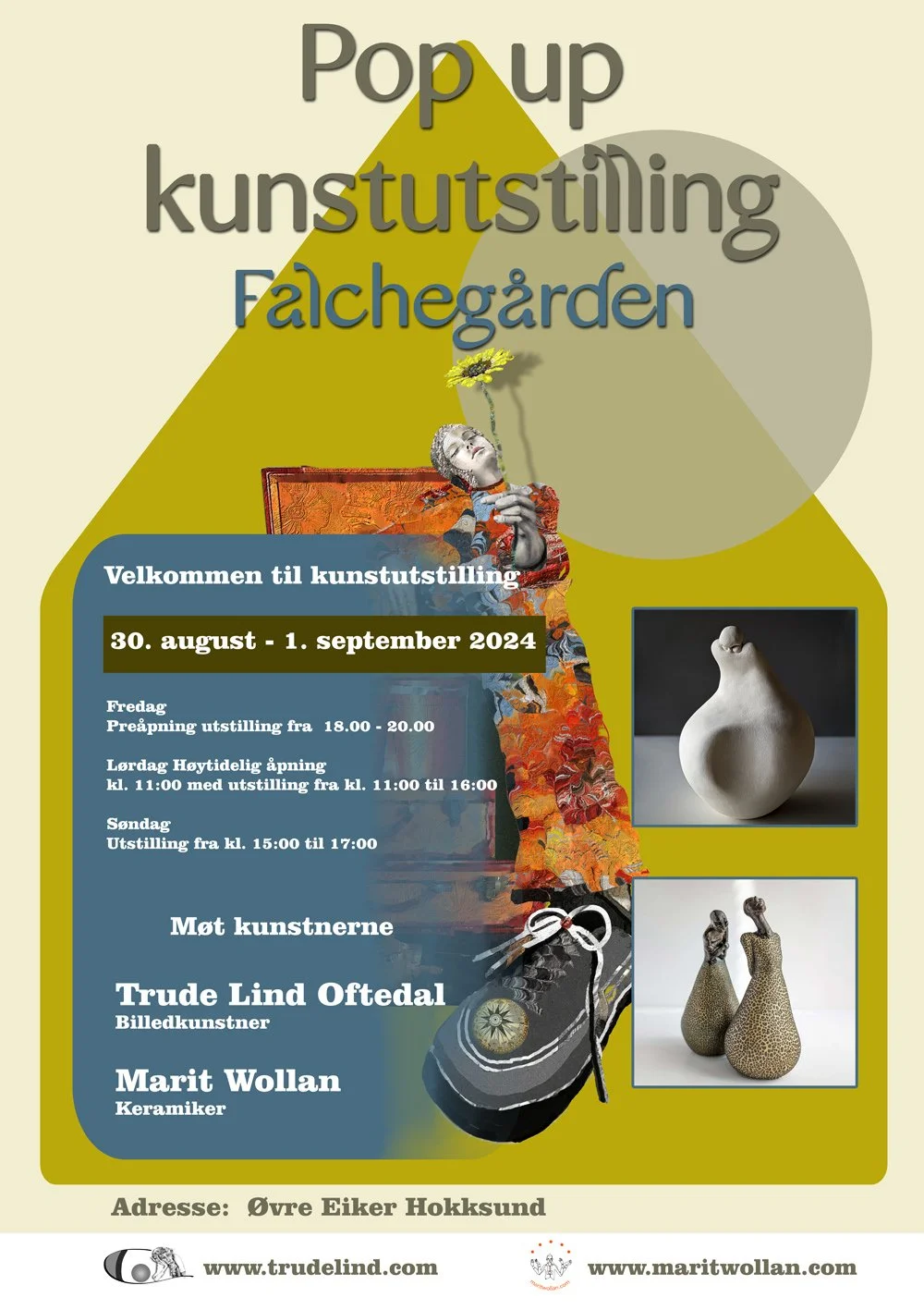 Felles kunstutstilling Hokksund 2024