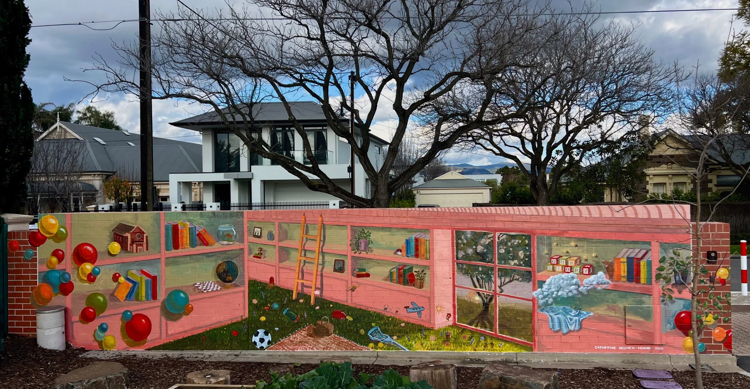 Our Story, Mural at St Monica's Parish School, Walkerville SA (2026)