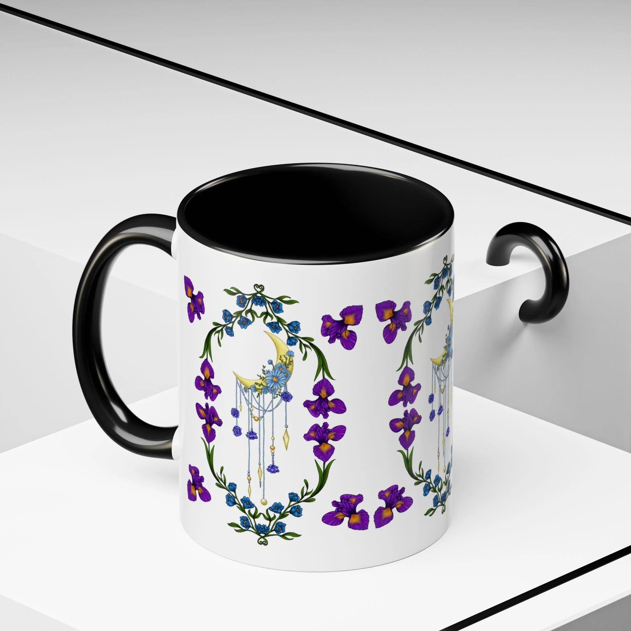 Iris Moon Accent Mug
