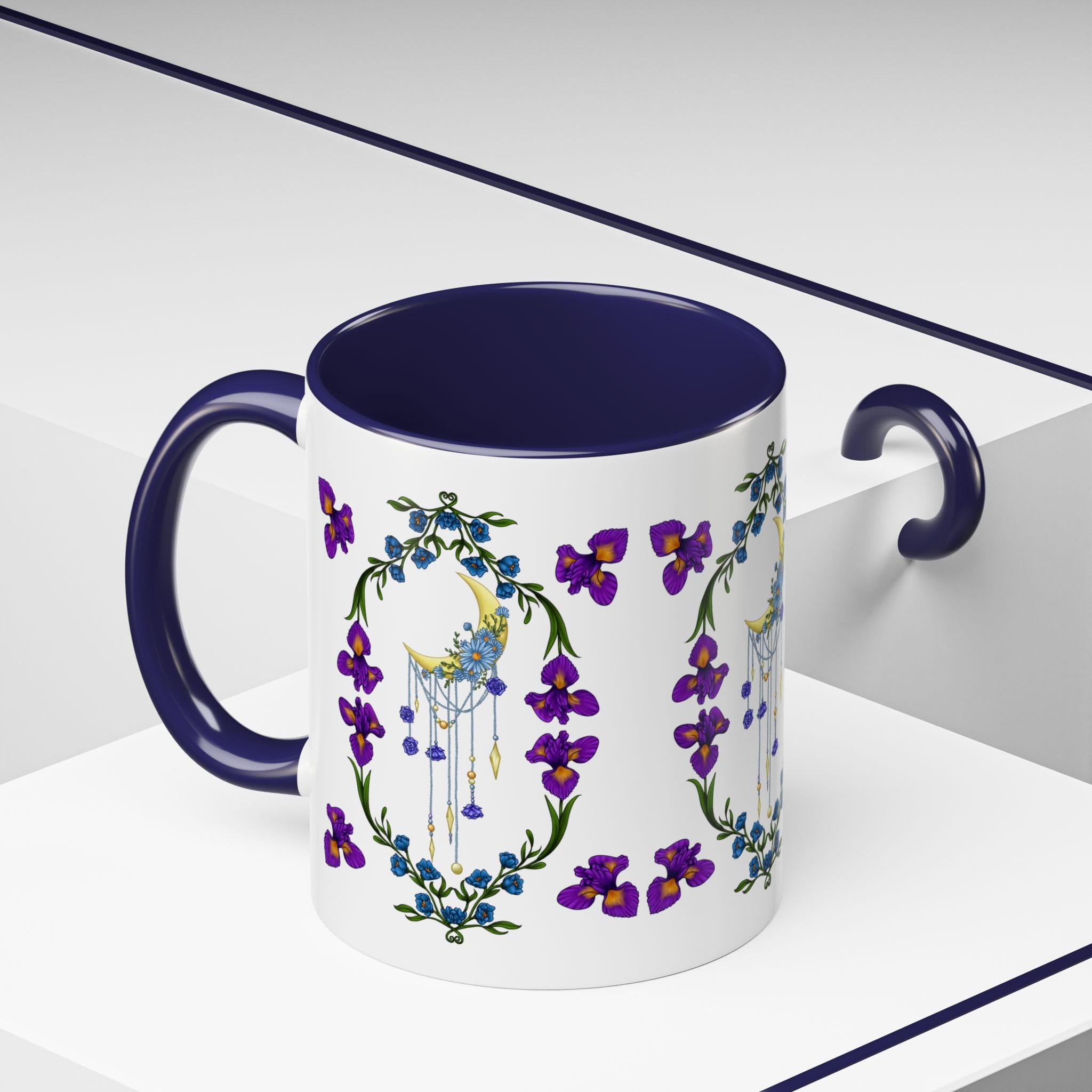 Iris Moon Accent Mug