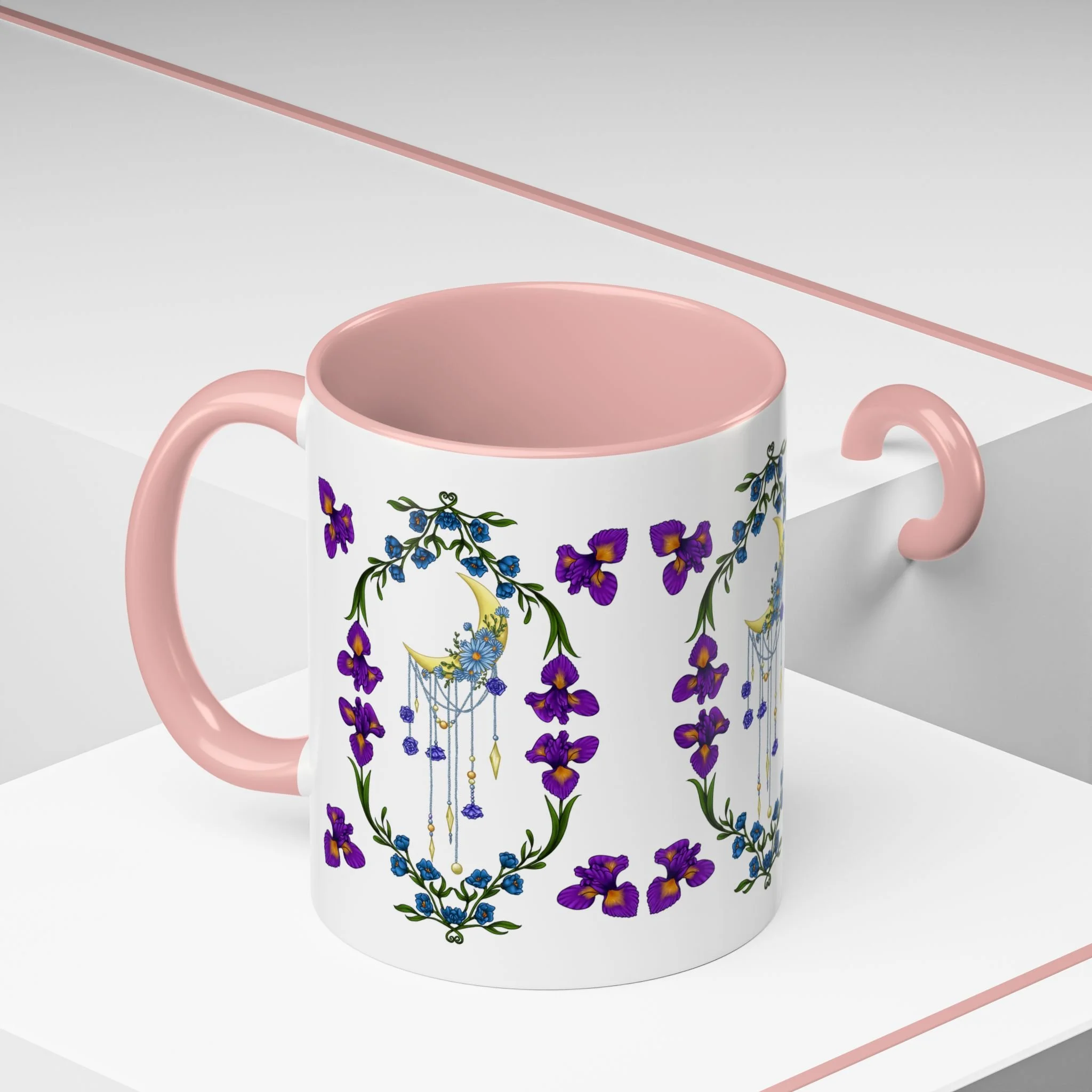 Iris Moon Accent Mug